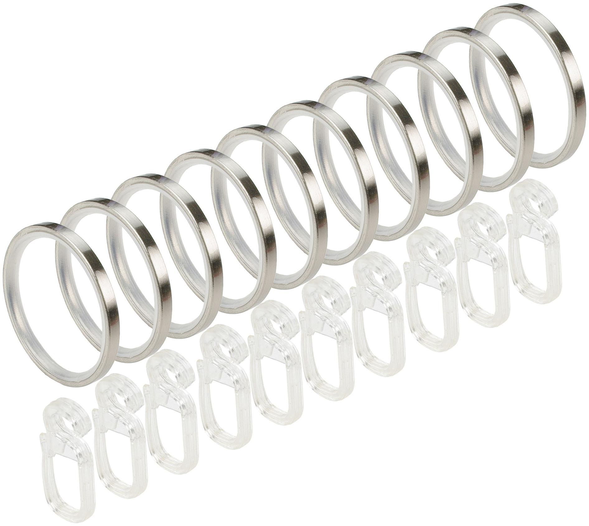 Liedeco Gardinenstange »CELQUADE01SG1L«, 1 läufig-läufig, Fixmass, 1-läufig im Fixmass Ø 25 mm