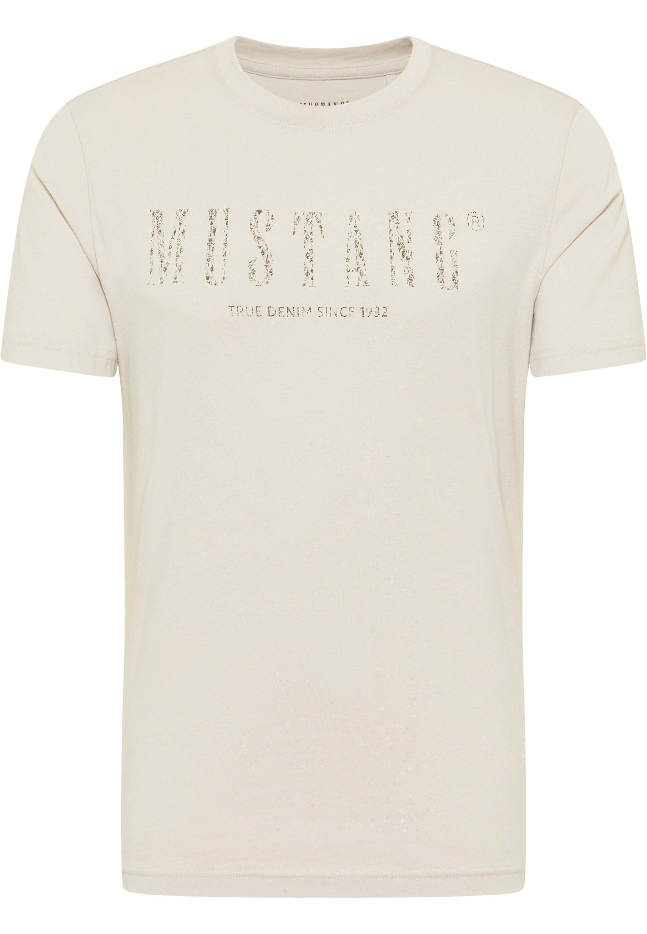 T-Shirt MUSTANG »Mustang auf Print-Shirt« versandkostenfrei Kurzarmshirt ♕