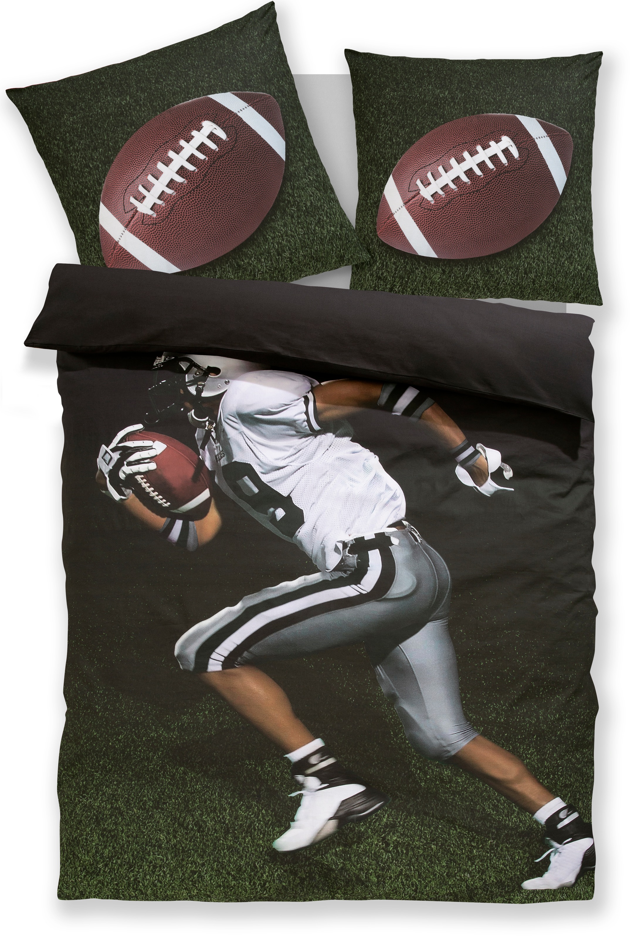GOODproduct Linge de lit »Joonas« 2 cuis Fussball, American Football