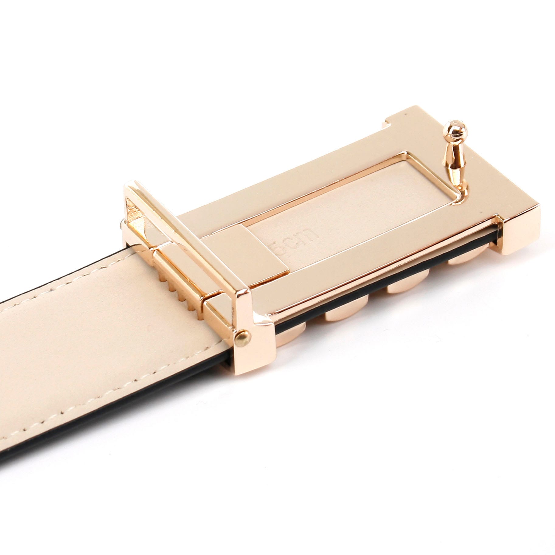 Anthoni Crown Ledergürtel mit goldfarbener Koppelschliesse