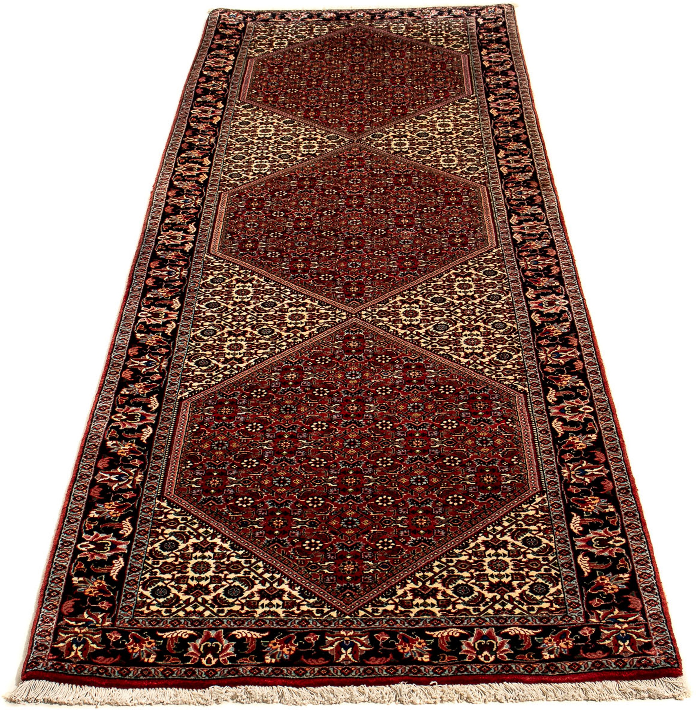 Image of morgenland Orientteppich »Perser - Bidjar - 292 x 84 cm - mehrfarbig«, rechteckig, 15 mm Höhe, Wohnzimmer, Handgeknüpft, Einzelstück mit Zertifikat bei Ackermann Versand Schweiz