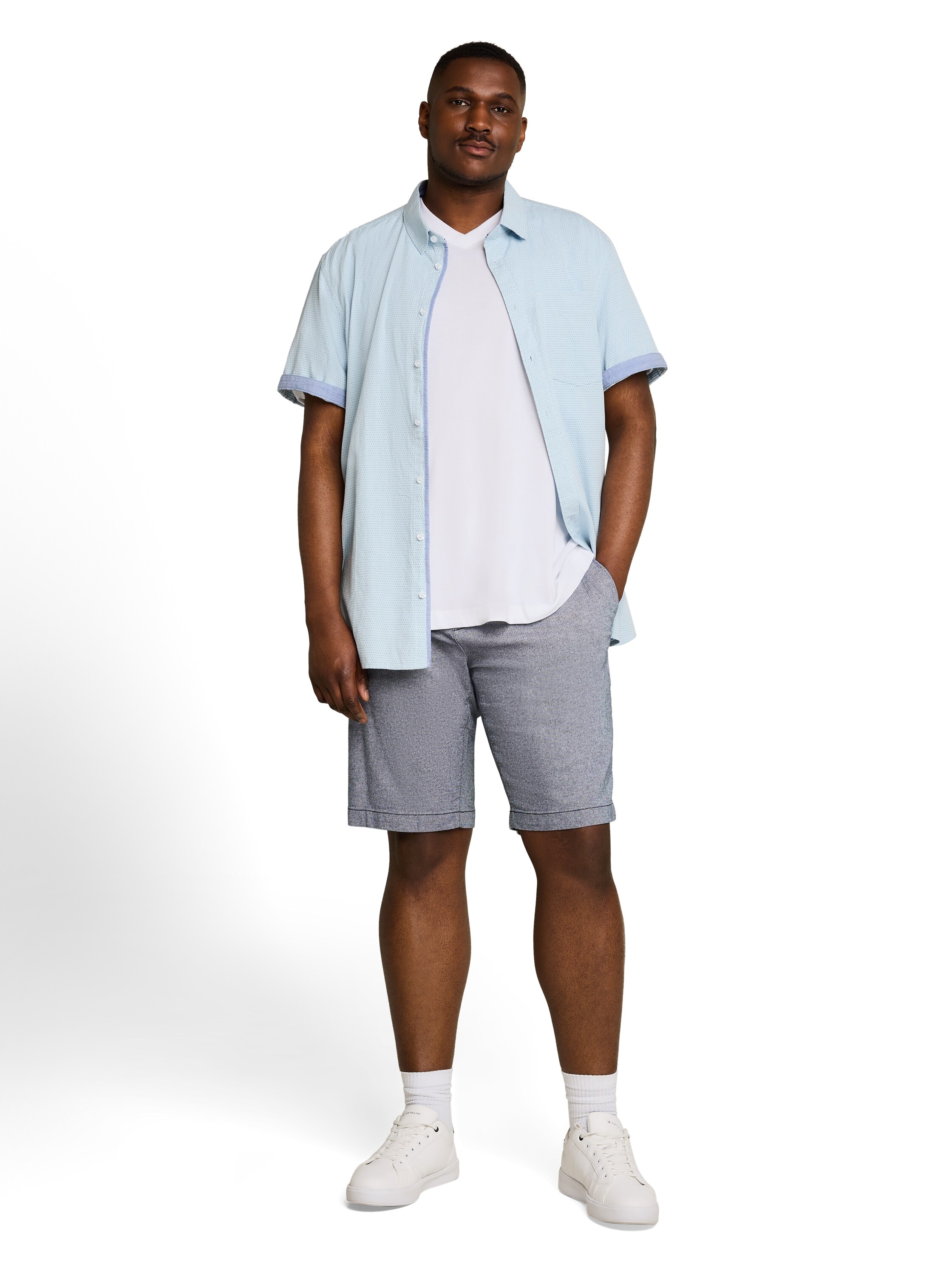 TOM TAILOR PLUS T-Shirt Packung, 2er,  im 2er Pack
