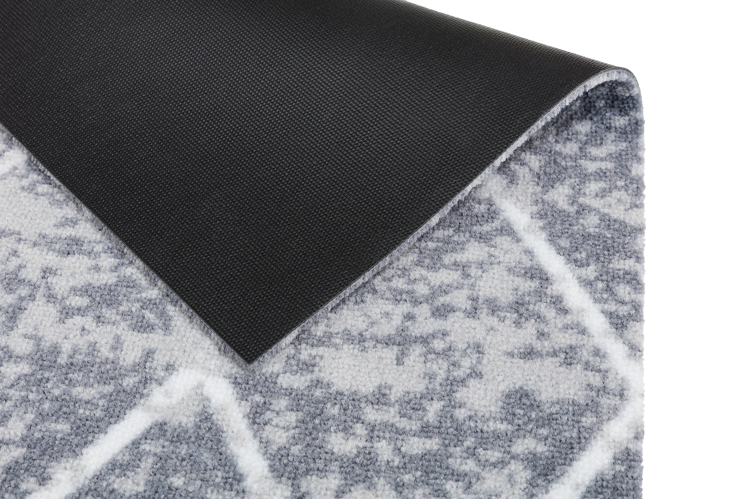 ASTRA Fussmatte »Miabella 1669« rechteckig 7 mm Höhe Schmutzfangmatte, Rauten Design, waschbar, In -und Outdoor geeignet