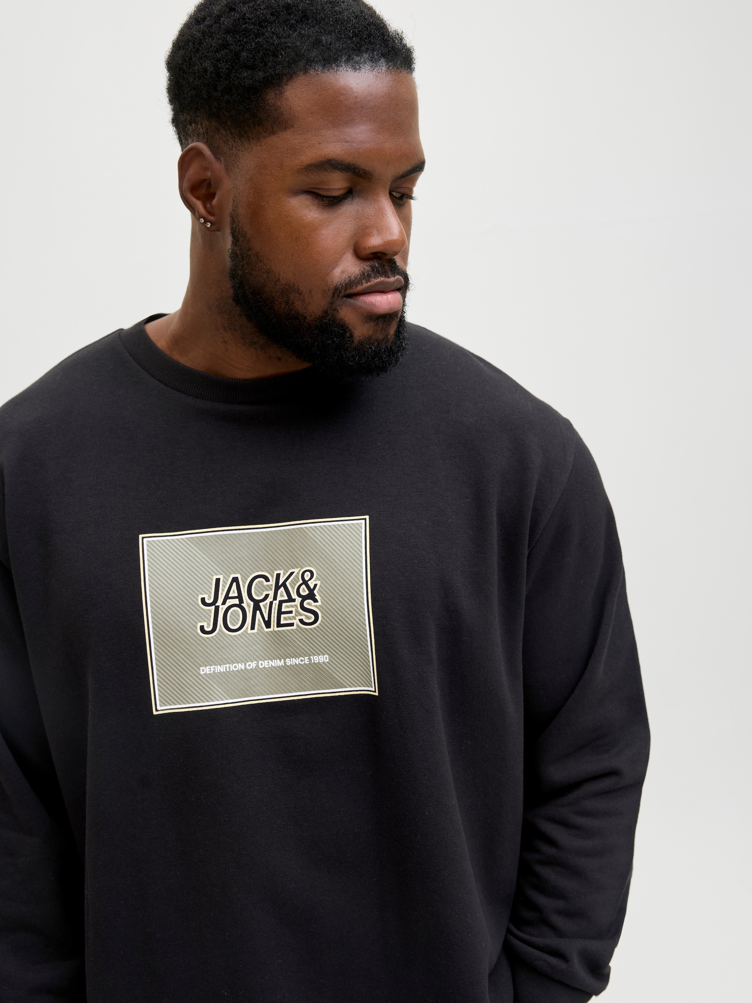 Jack & Jones PlusSize Sweatshirt »JJRAIN SWEAT CREWNECK PLS«
