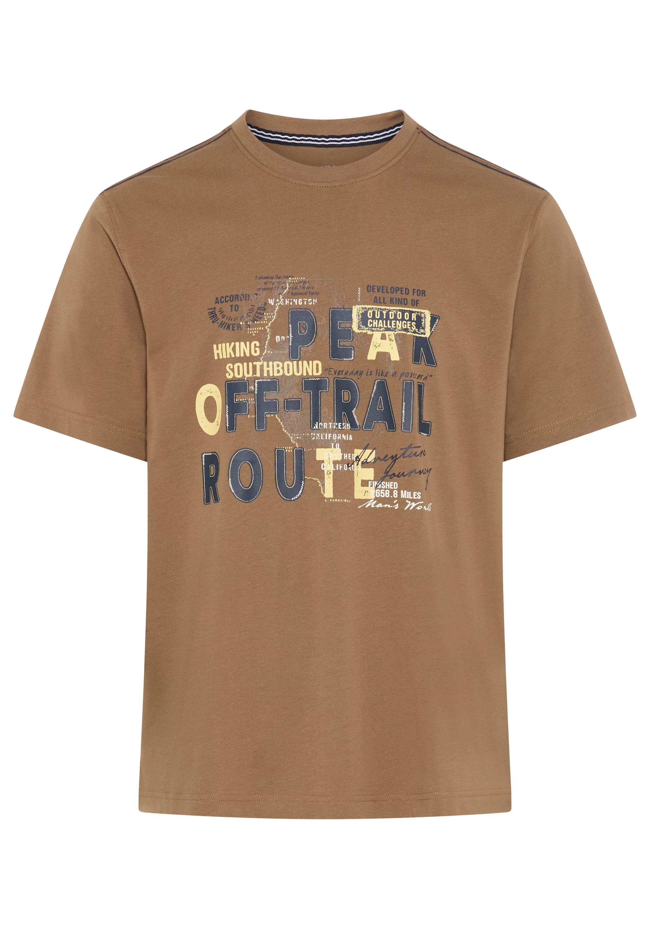 Man's World Shirt à col rond »Neue Kollektion!« normale Passform, kurzarm, mit Rundhalsausschnitt, mit Print