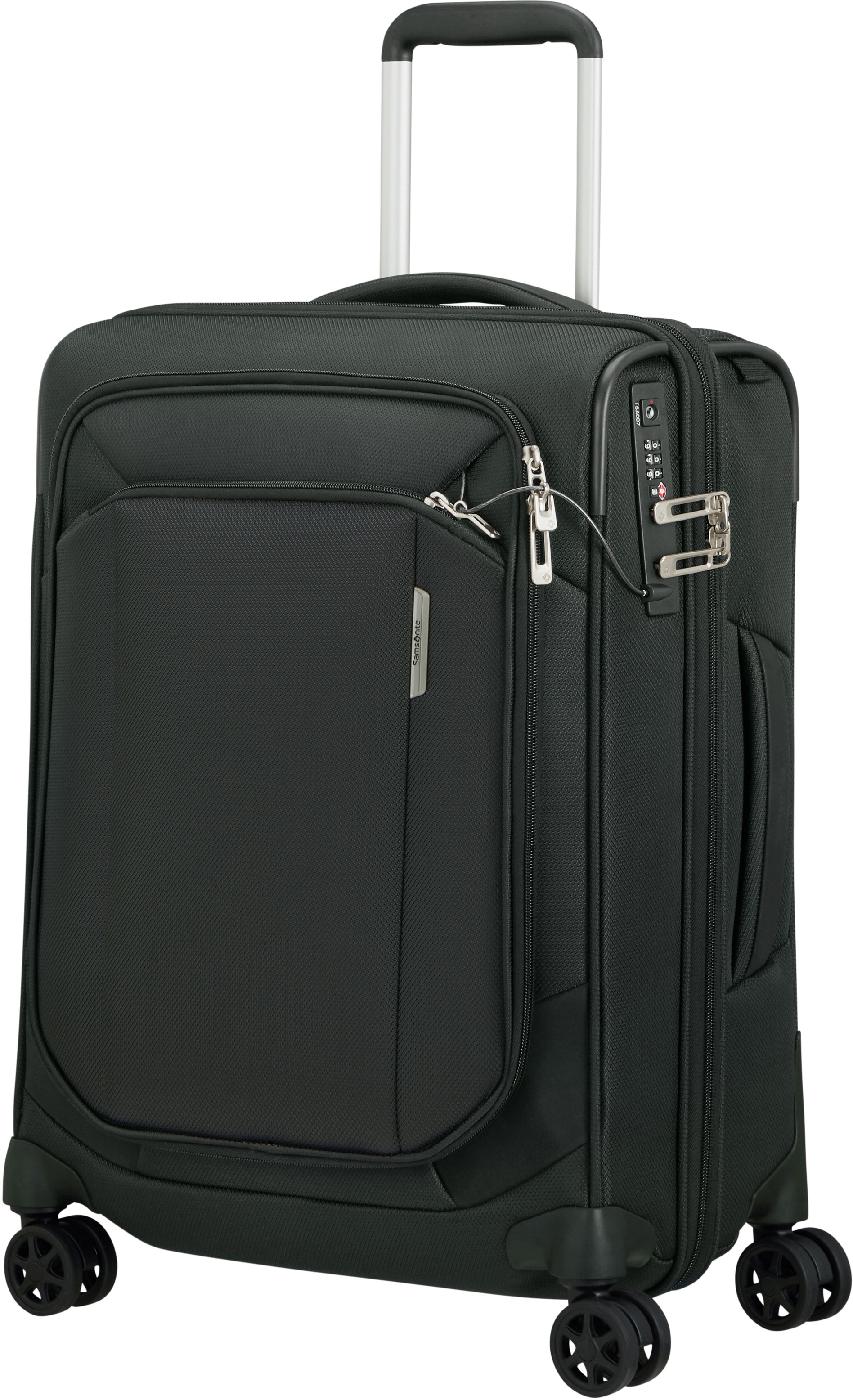Samsonite Weichgepäck-Trolley »RESPARK exp, verschiedene Grössen und Farben«, 4 Rollen, Reisekoffer Aufgabegepäck Reisegepäck mit Volumenerweiterung