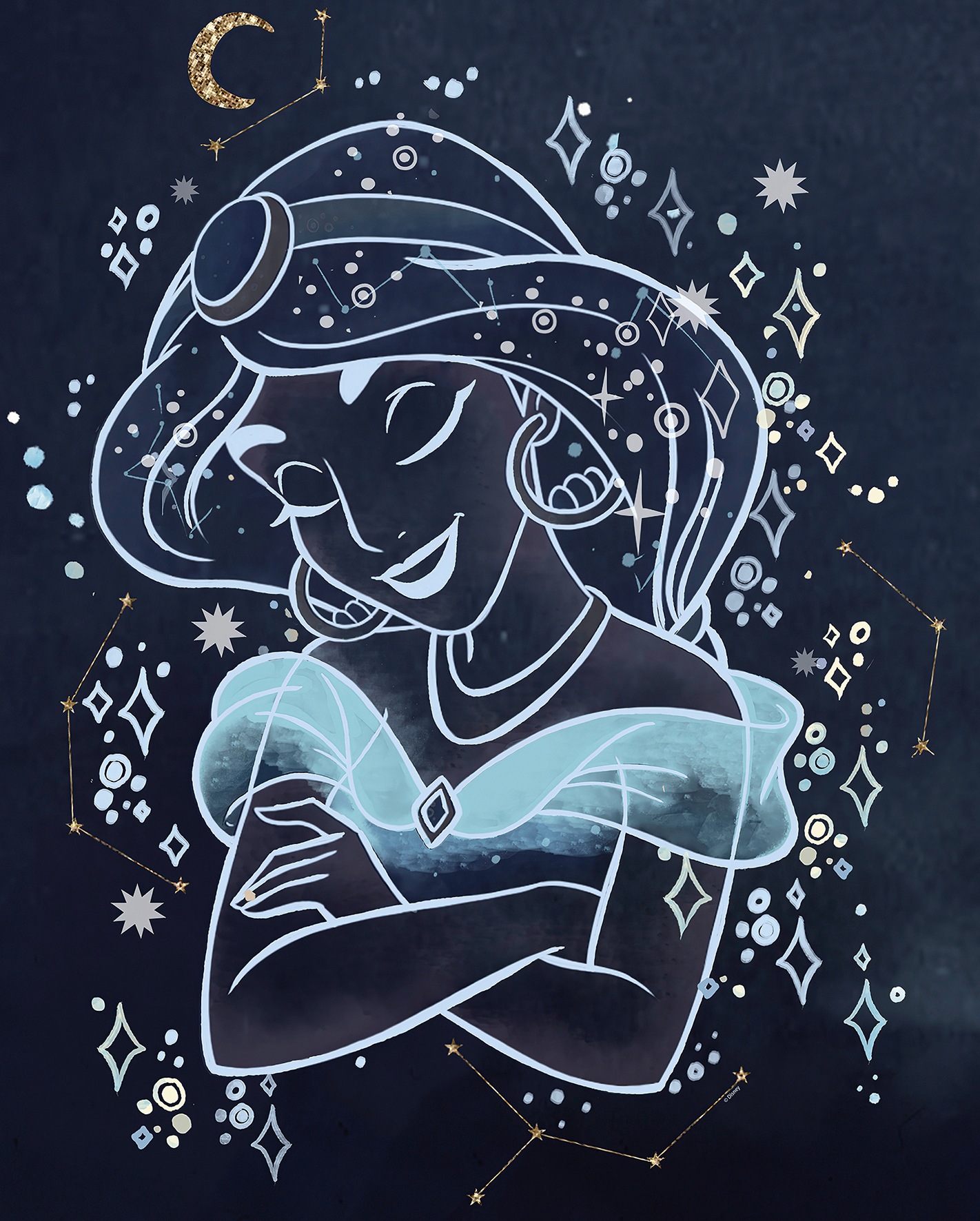 Image of Komar Poster »Jasmin Dreaming«, Disney bei Ackermann Versand Schweiz