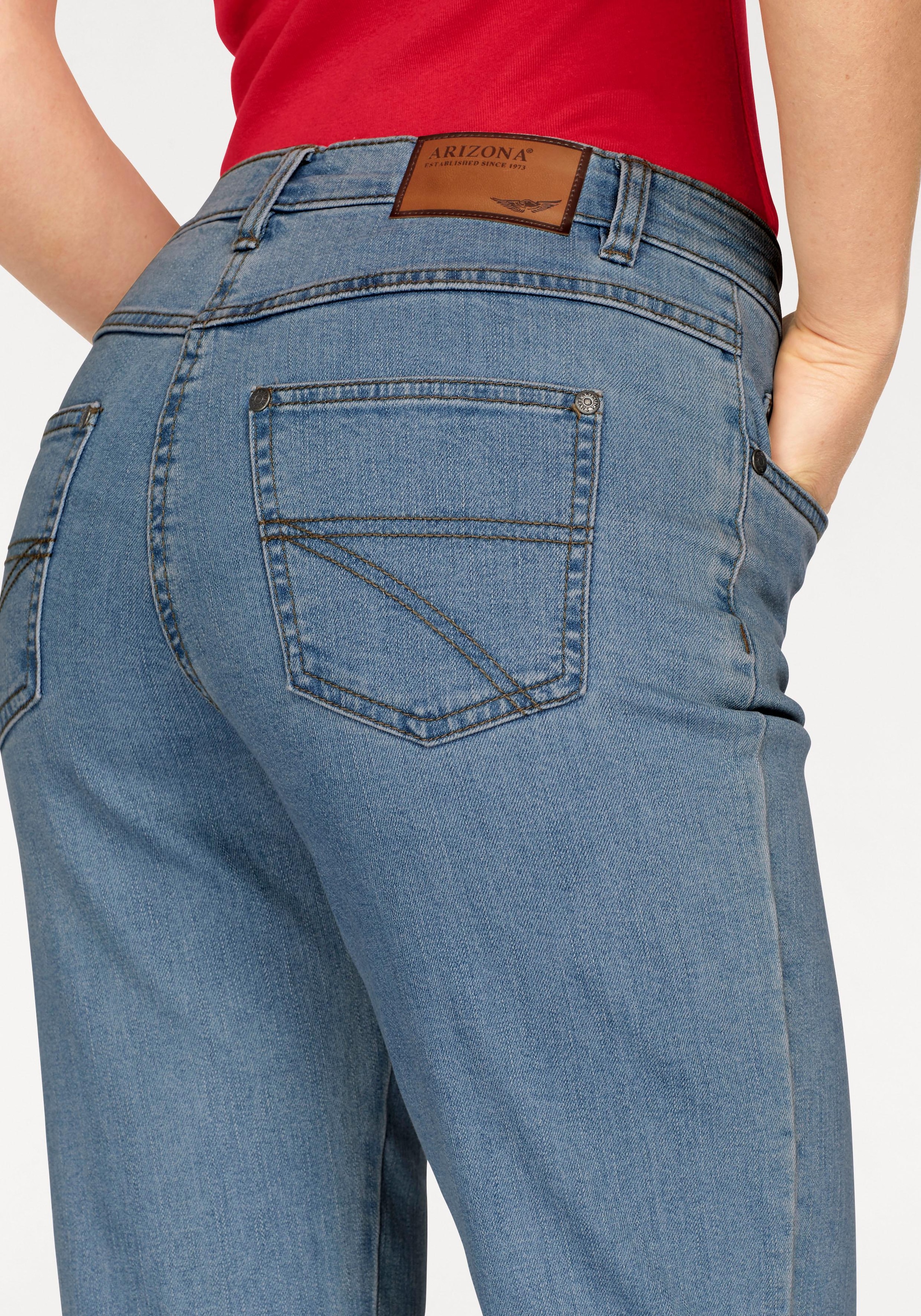 Arizona Gerade Jeans »Annett«, bequeme Passform, 5-Pocket-Style, hohe Taille