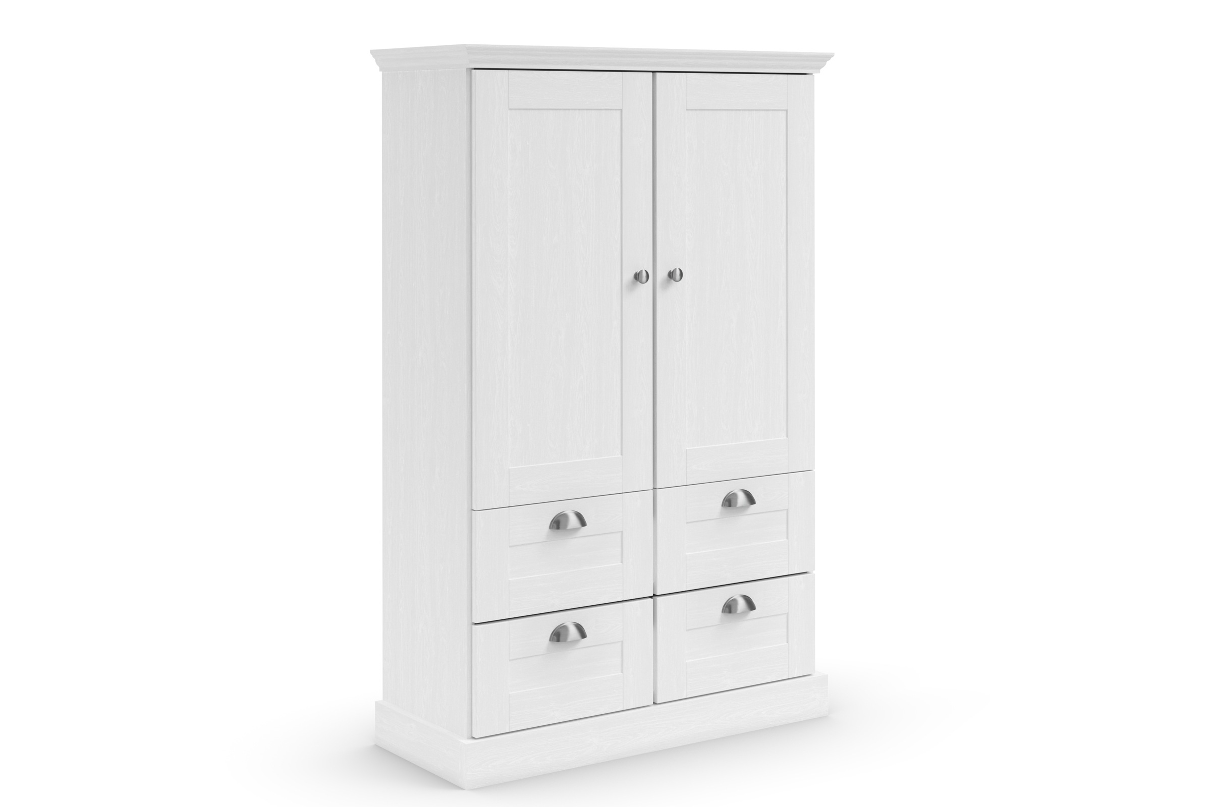 Home affaire Wäscheschrank »Motala«, (B/H/T ca. 83x130x35cm), mit 2 grosse Schubladen, Breite 83 cm, Höhe 130 cm