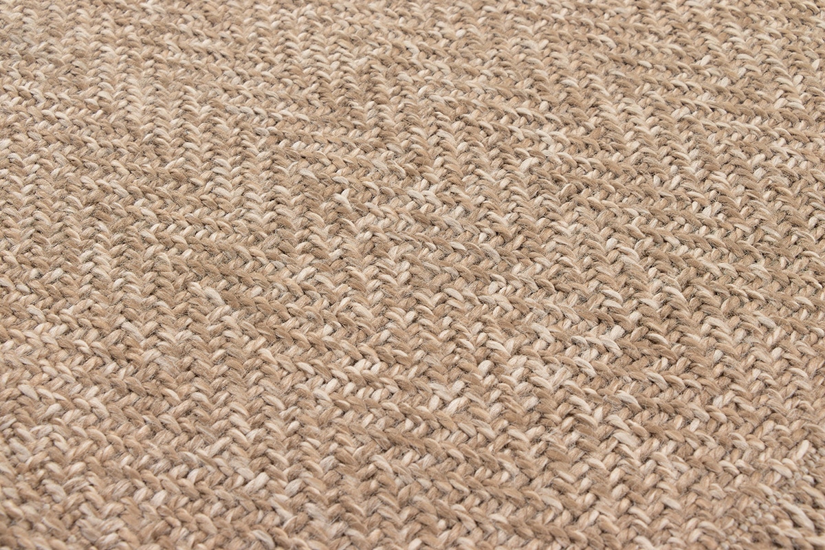 the carpet Teppich »Kansas«, rund, 1 mm Höhe, moderner robuster In und Outdoor Teppich Jute Look