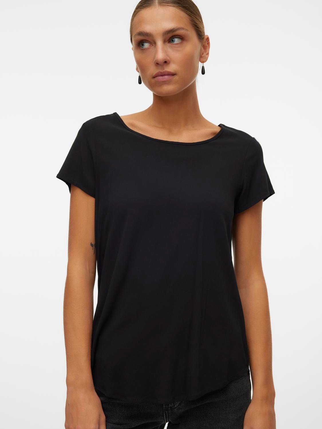 Vero Moda Blusenshirt »VMBELLA SS TOP WVN GA NOOS«