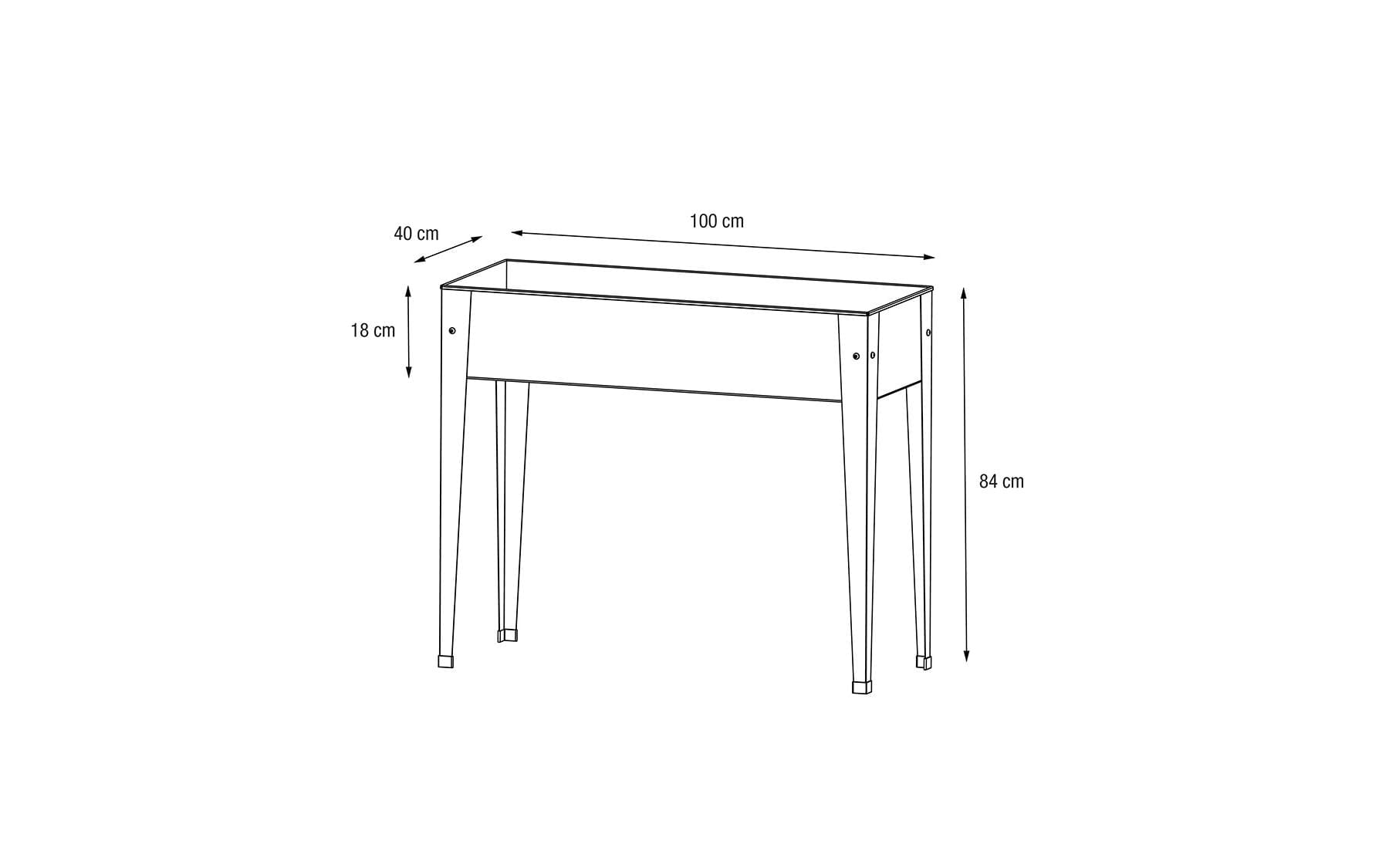 Herstera Garden Lit surélevé »Urban Garden Standard 100 x 40 x 84 cm«