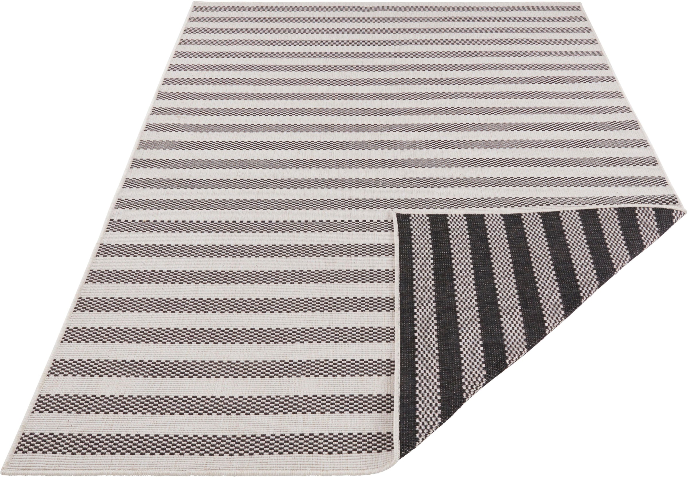 modernes Home In- Muster, kaufen Flachgewebe, »Brugge gemetrisches Teppich Paco 224«, geeignet und Outdoor rechteckig, günstig
