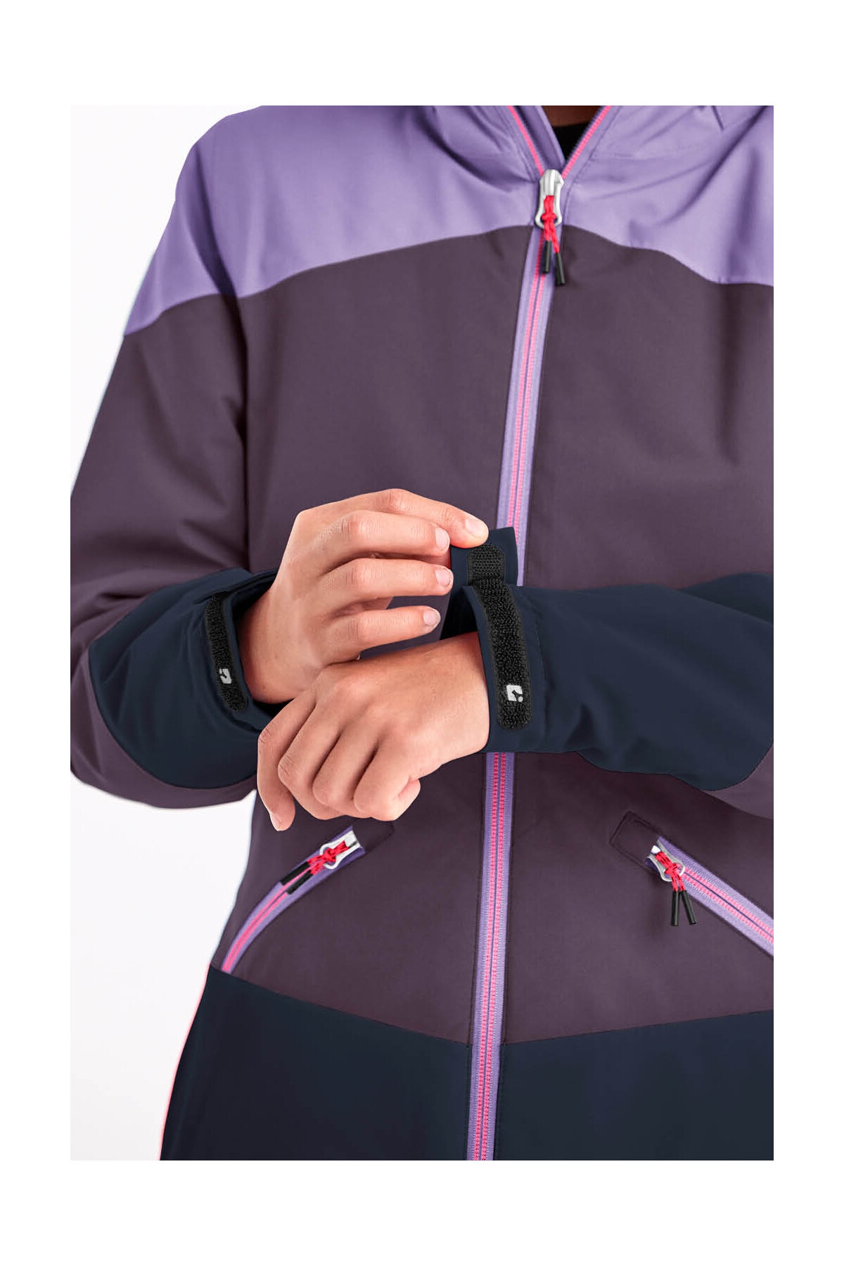 Killtec Outdoorjacke »KOW 195 GRLS JCKT«, Wasserdichte Winterjacke mit Colourblock, verstellbaren Details