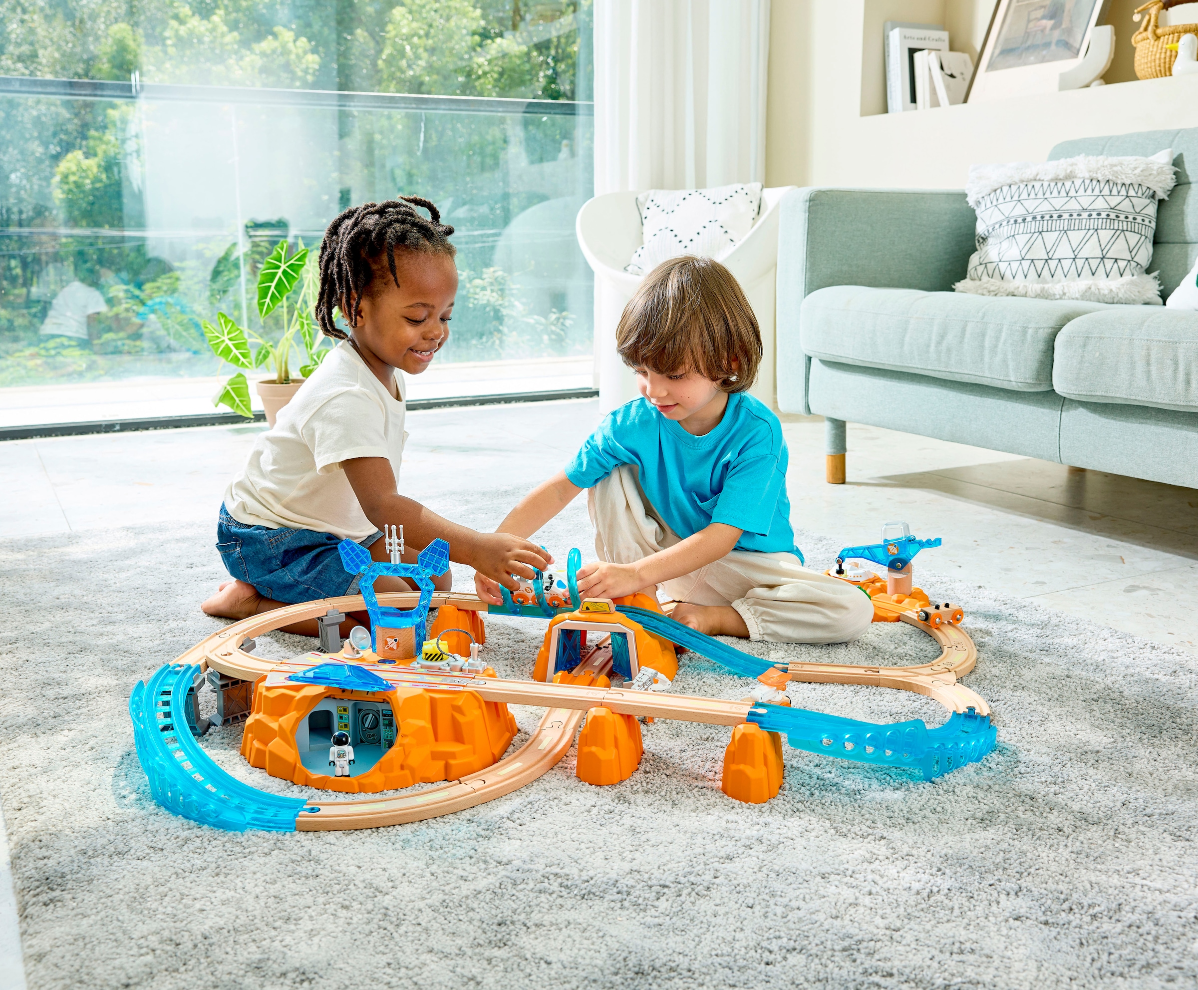Hape Train jouet »Zugset - Mars-Erkundung« mit Licht und Sound