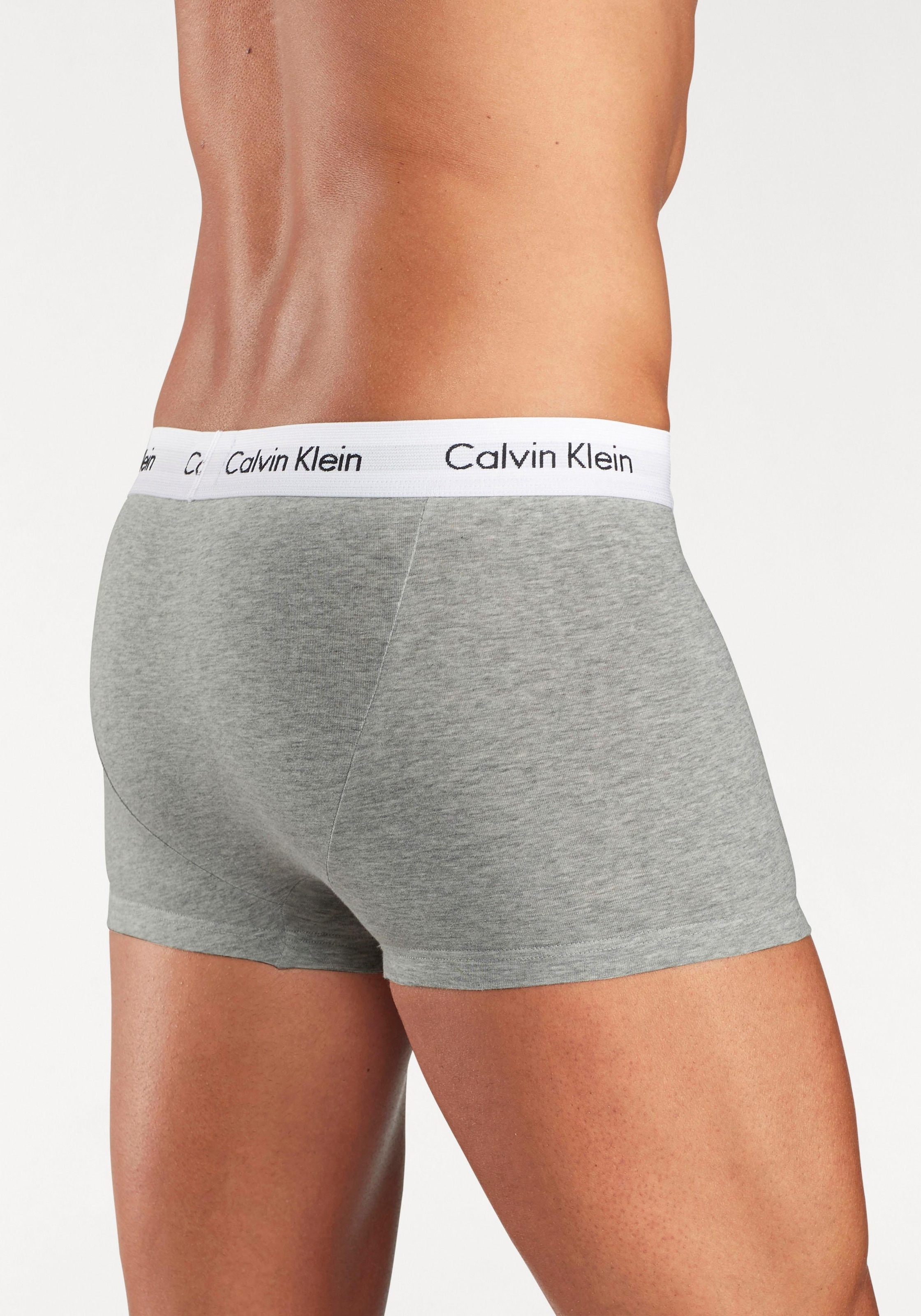 Calvin Klein Underwear Trunk »CK Low Rise Trunk 3 PACK« 3 Stk. tlg., mit weissem Webbund