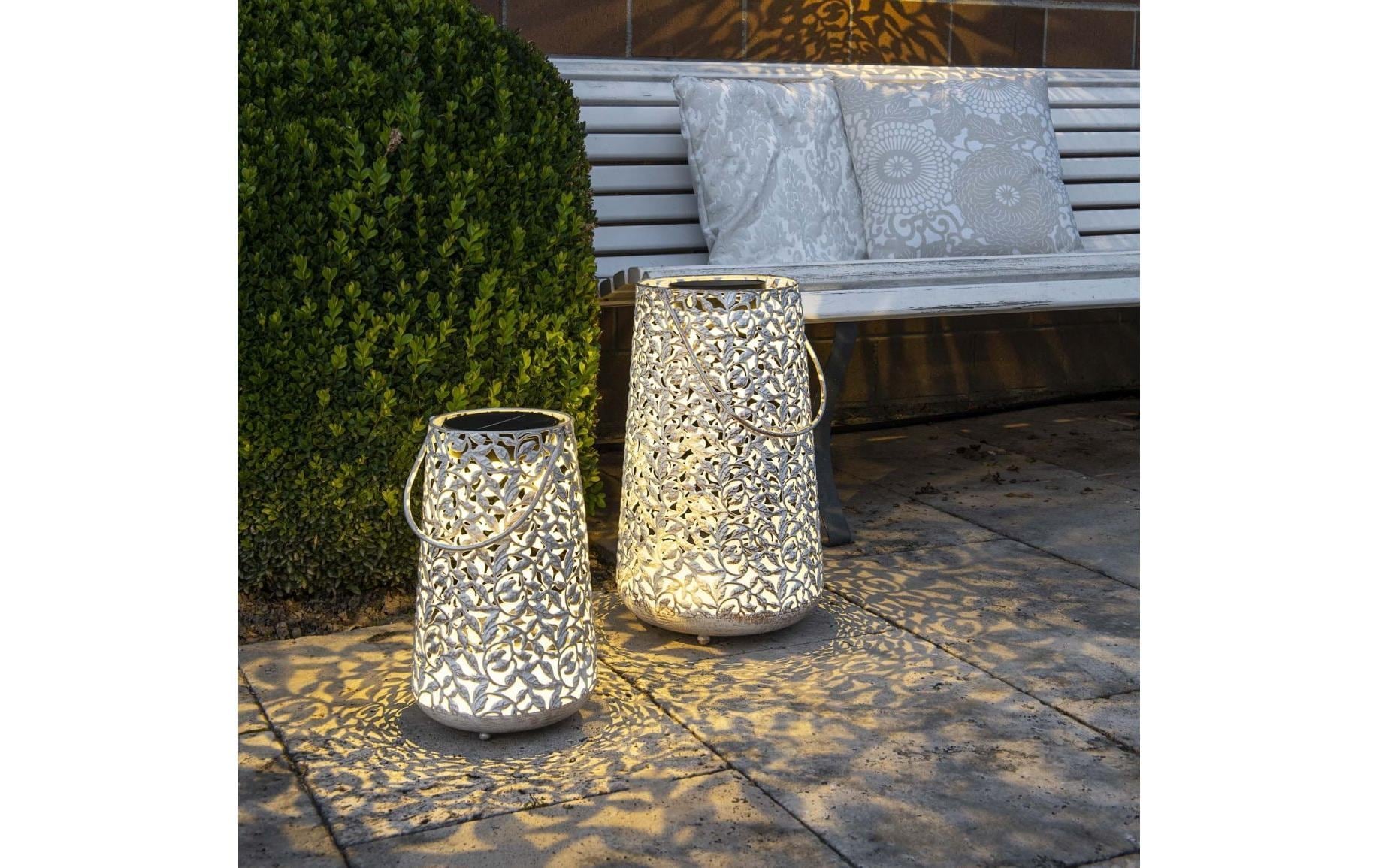 STT LED Gartenleuchte »Rosy, weiss«