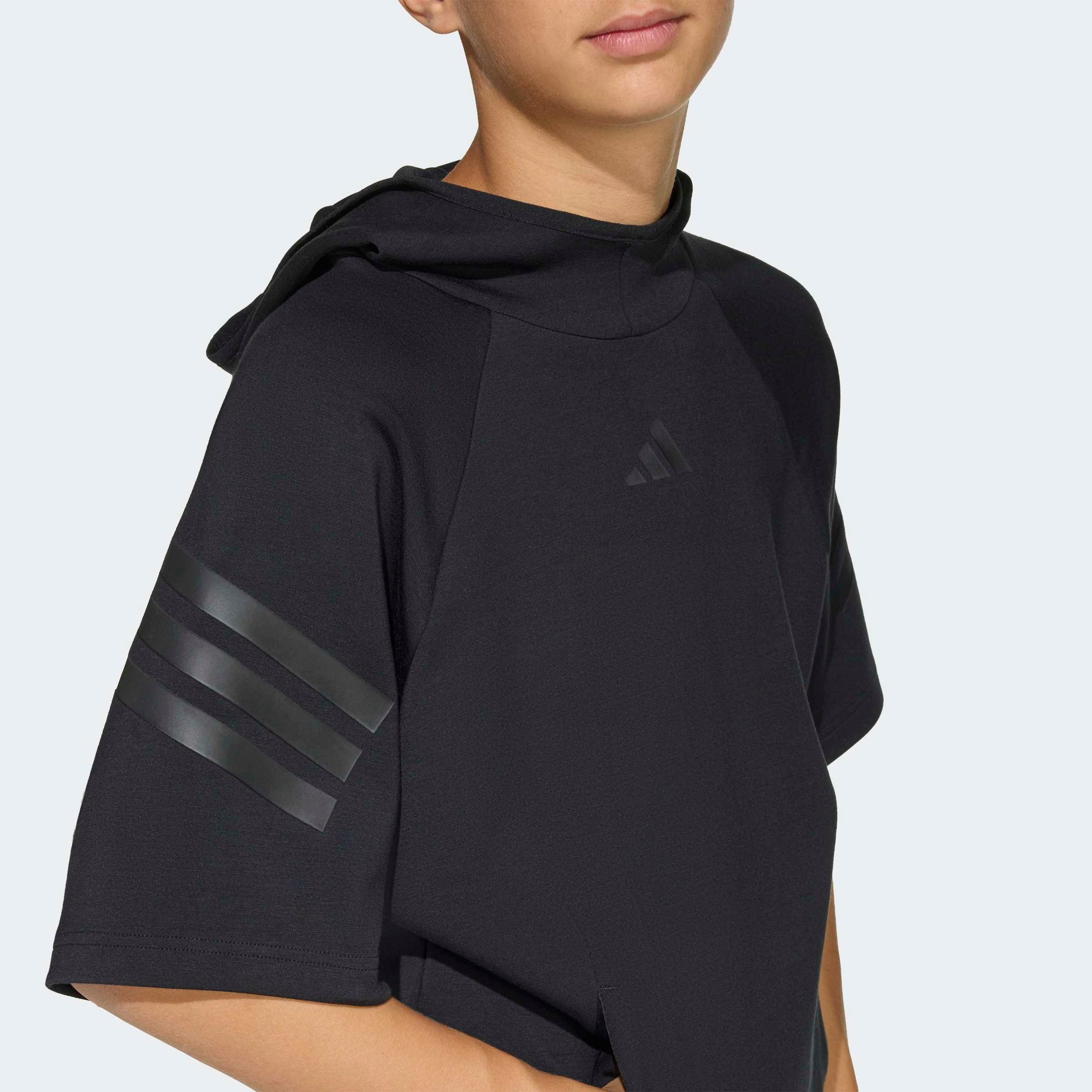 adidas Sportswear Sweat à capuche »FUTURE ICONS 3-STREIFEN KURZARM-HOODIE«
