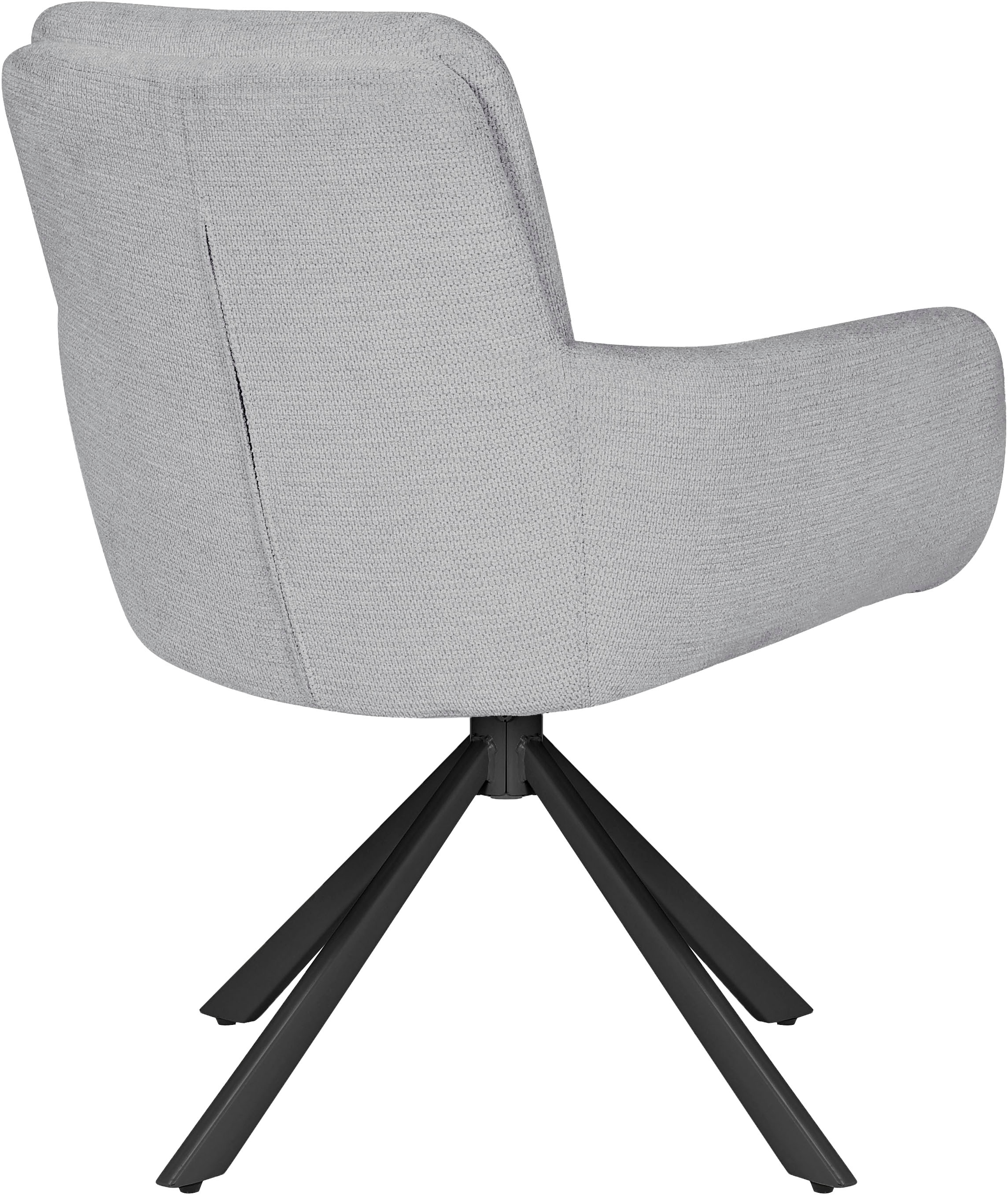 GOODproduct Esszimmerstuhl »Asly« () 1 Stk.mit hochwertigem Webstoff, Holzgestell und 360°-Funktion