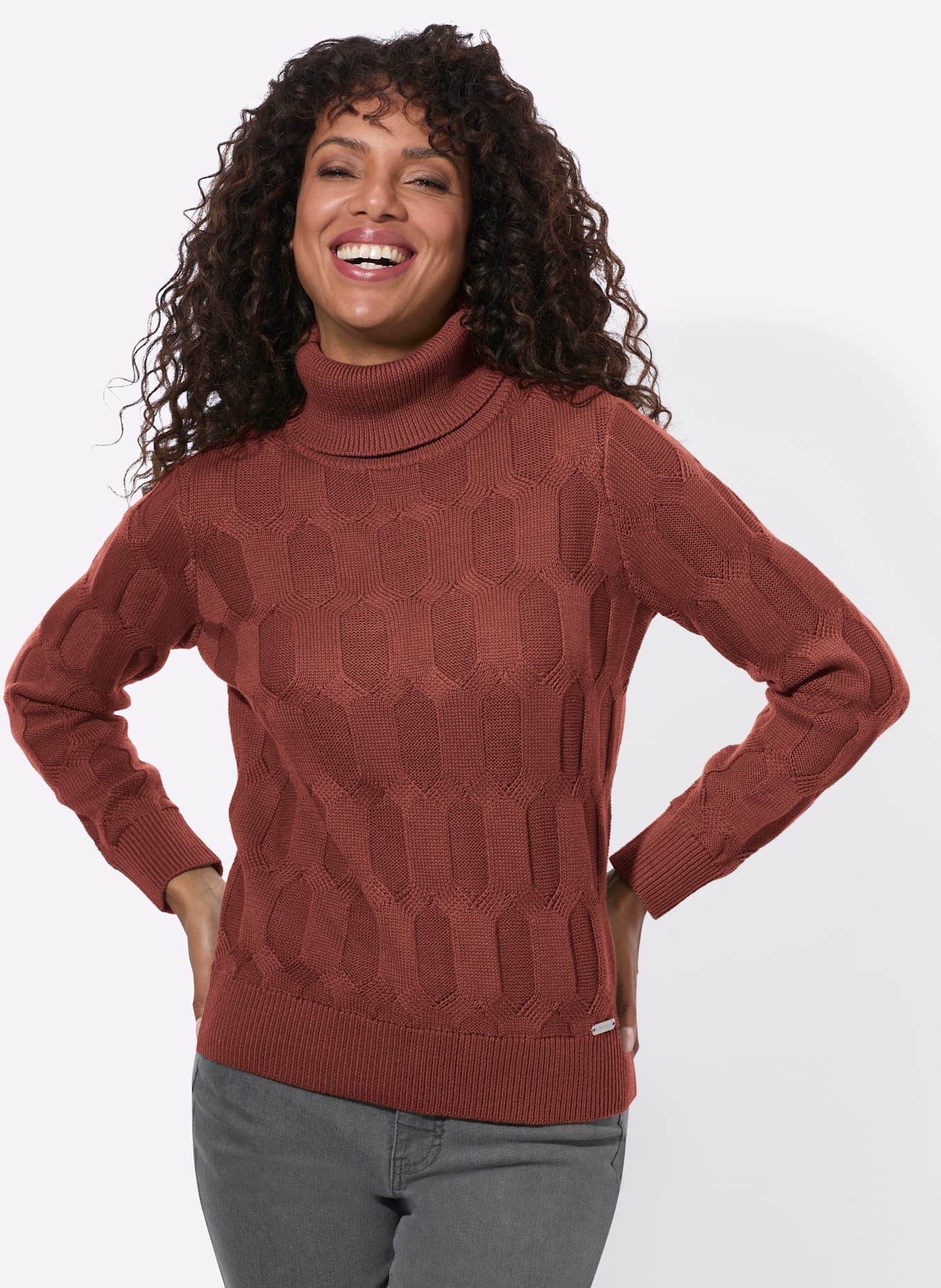 Casual Looks Rollkragenpullover »Pullover«