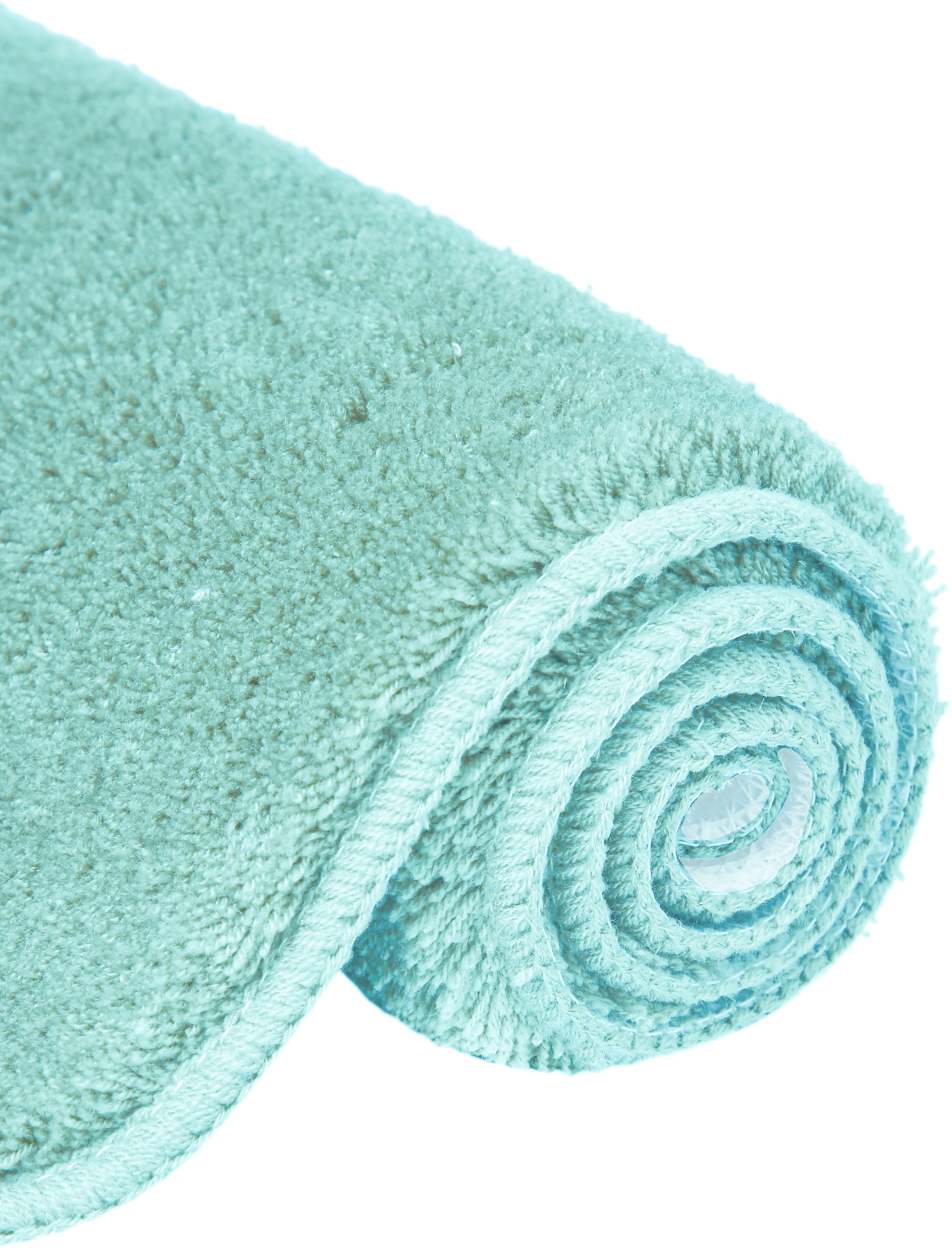my home Badematte »Merida Kurzflor, Badteppich, Badvorleger, Badezimmer Teppich«, rutschhemmend beschichtet, fussbodenheizungsgeeignet-schnell trocknend-strapazierfähig, Badematten, Uni Farben, als halbrund und rechteckig erhältlich