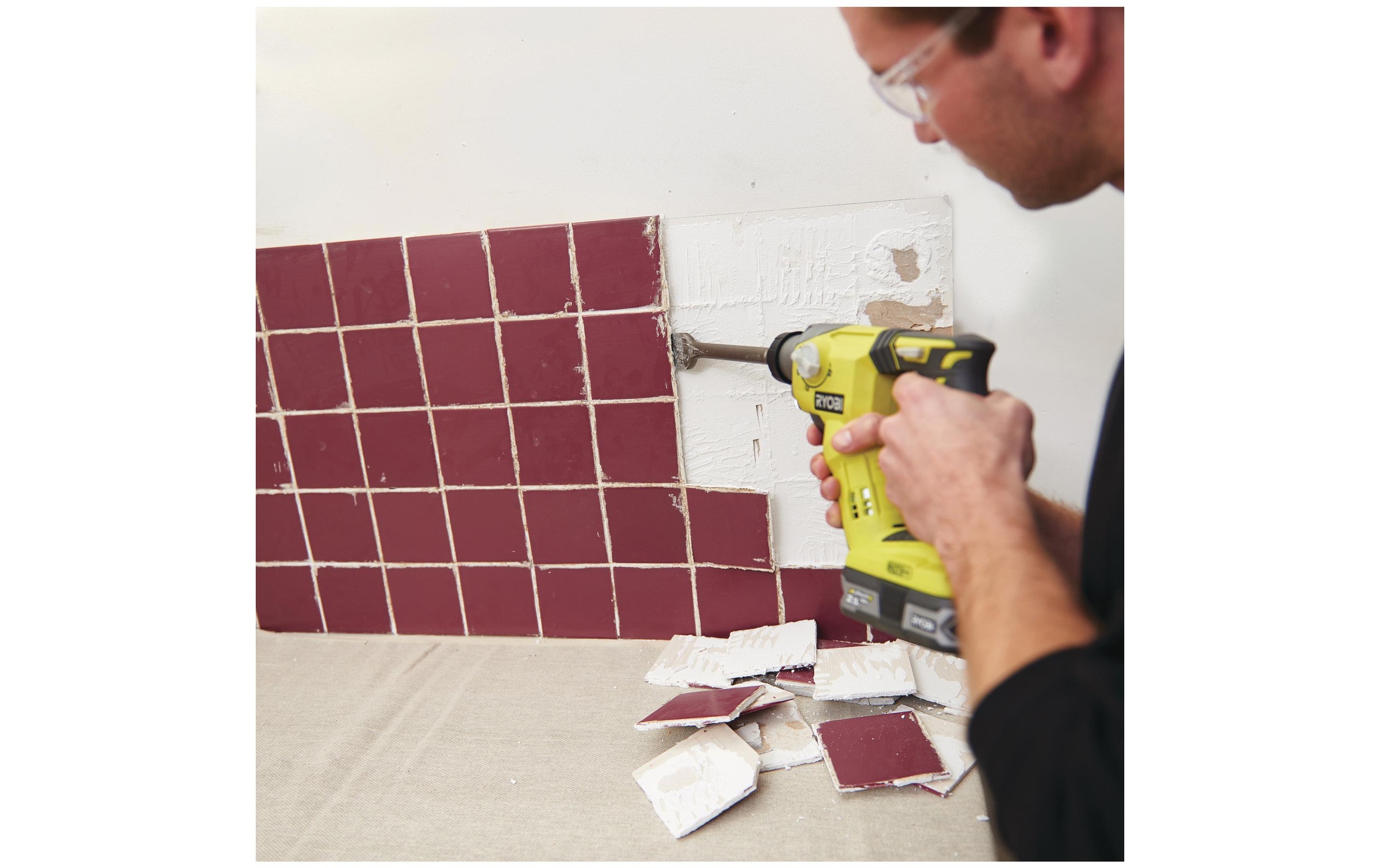 Akku-Bohrhammer »RYOBI R18SDS-0, Solo, 18 V, 45352 Joule«