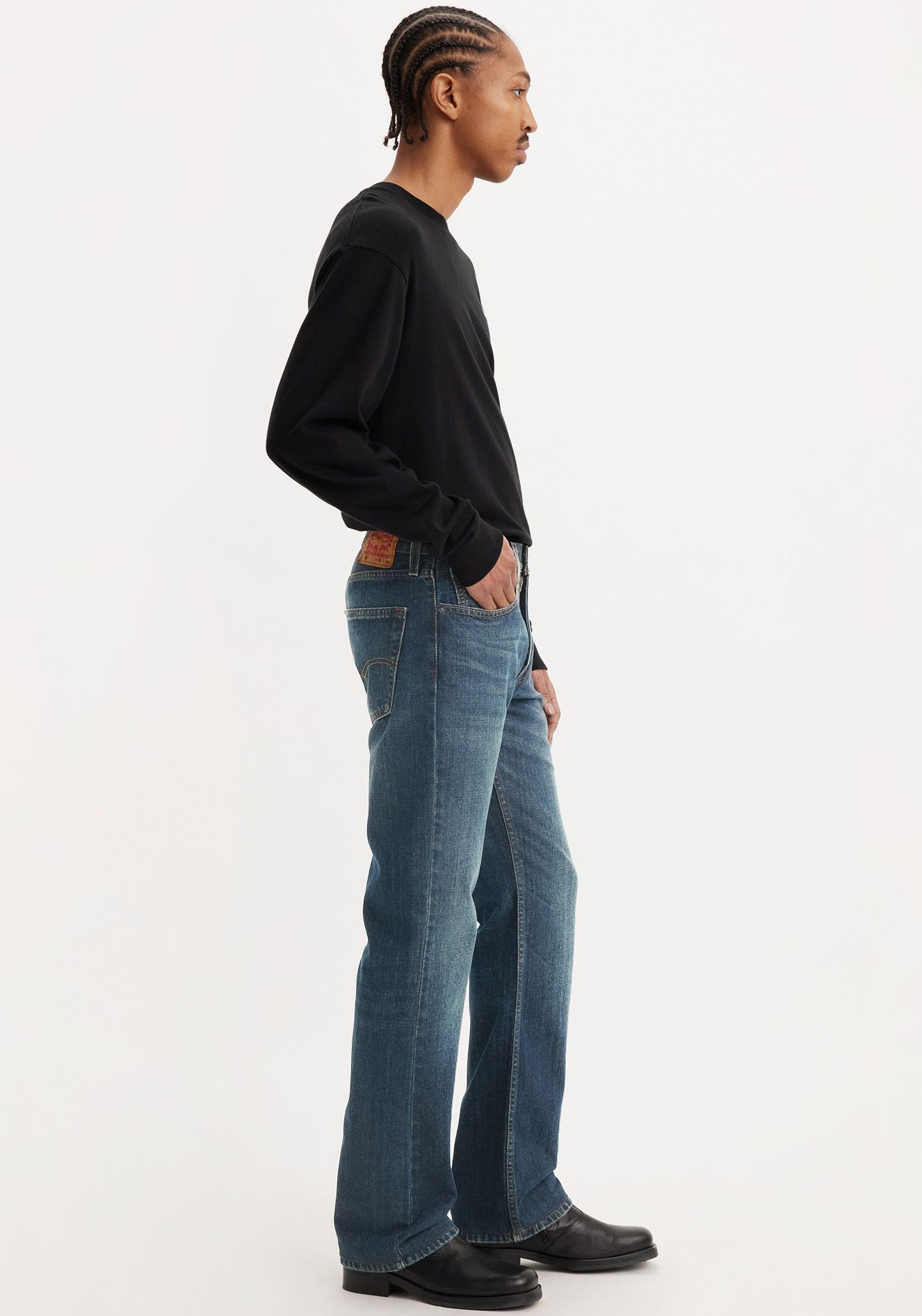 Levi's® Bootcut-Jeans »527 SLIM BOOT CUT«, in cleaner Waschung