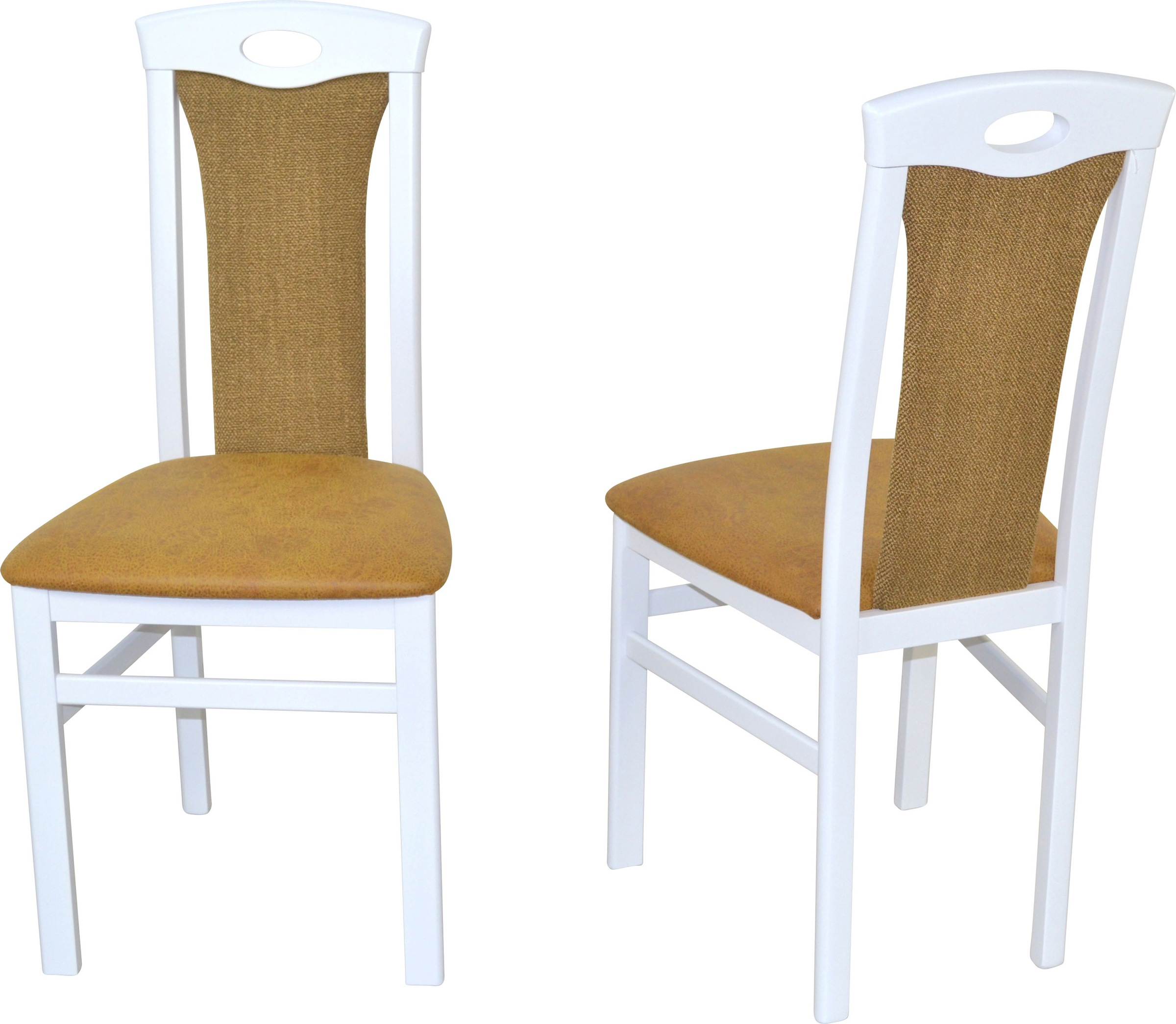HOFMANN LIVING AND MORE 4-Fussstuhl, (Set), 2 St., Polyester-Kunstleder