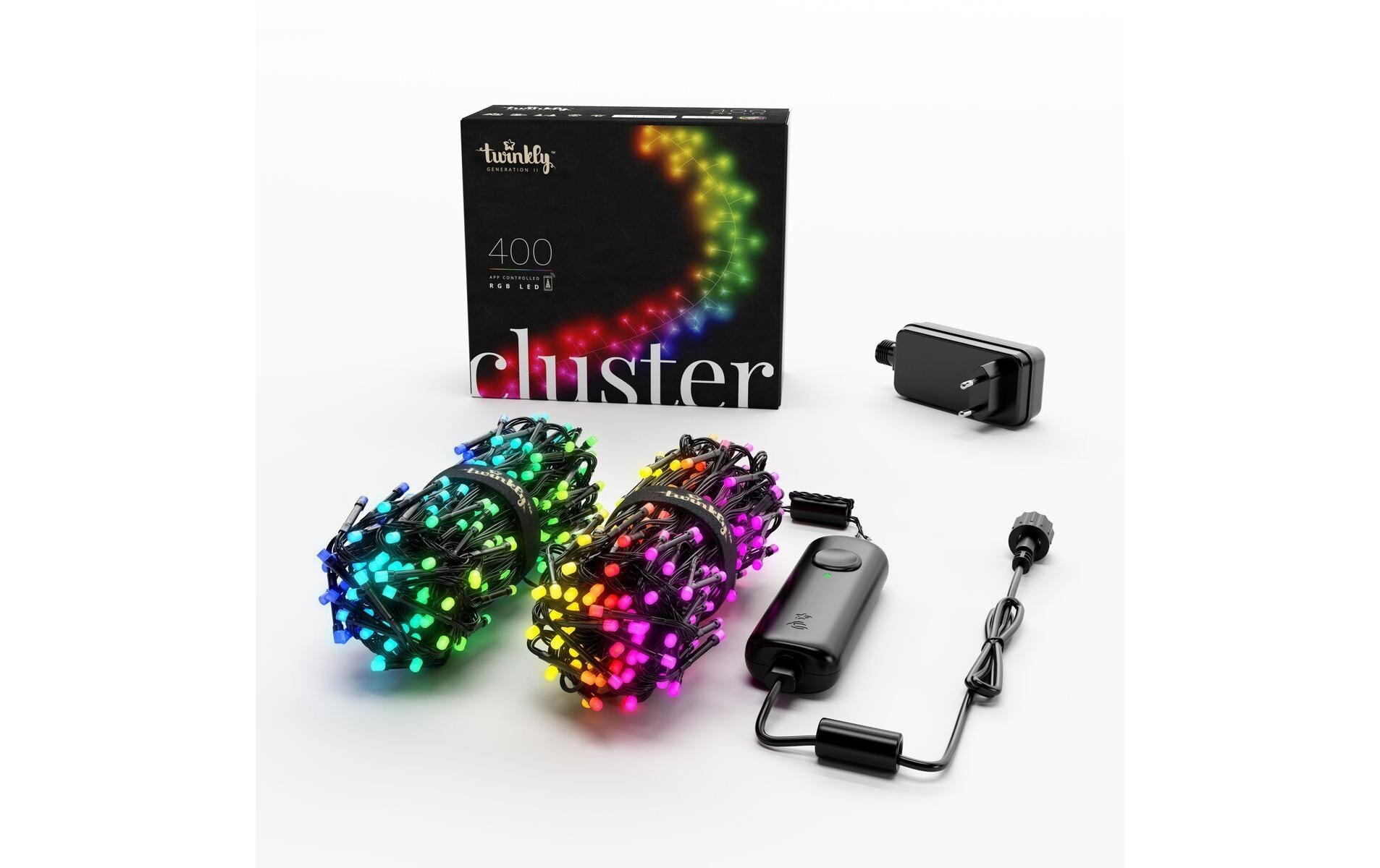 LED-Lichterkette »Twinkly Cluster, 400LEDs, RGB, 6 meter long«, 400 St.-flammig