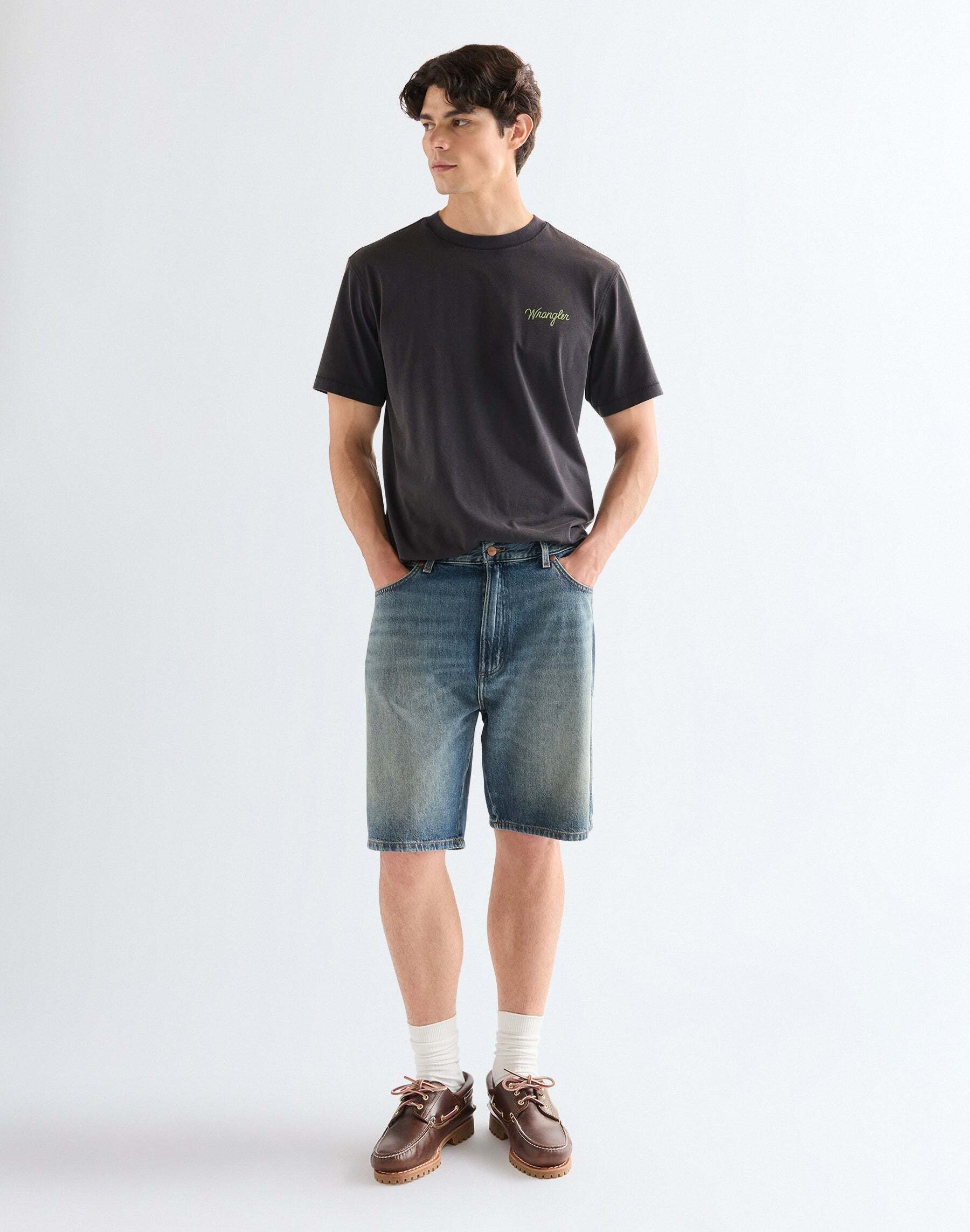 Wrangler Regular-fit-Jeans »WRANGLER Jeansshorts Cowboy«
