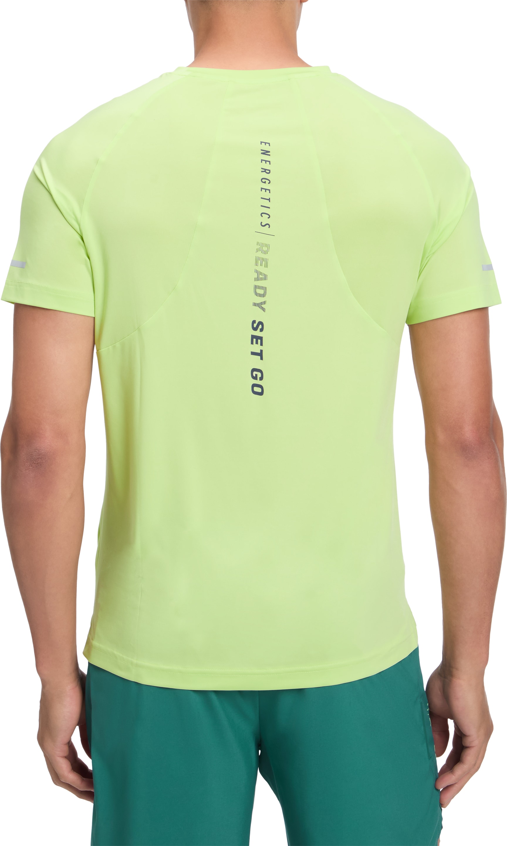 Energetics T-shirt de course »HE.-T-SHIRT ELLAZOR II SHORT SLEEVE M« avec manches courtes, en polyester et élasthanne, coupe régulière