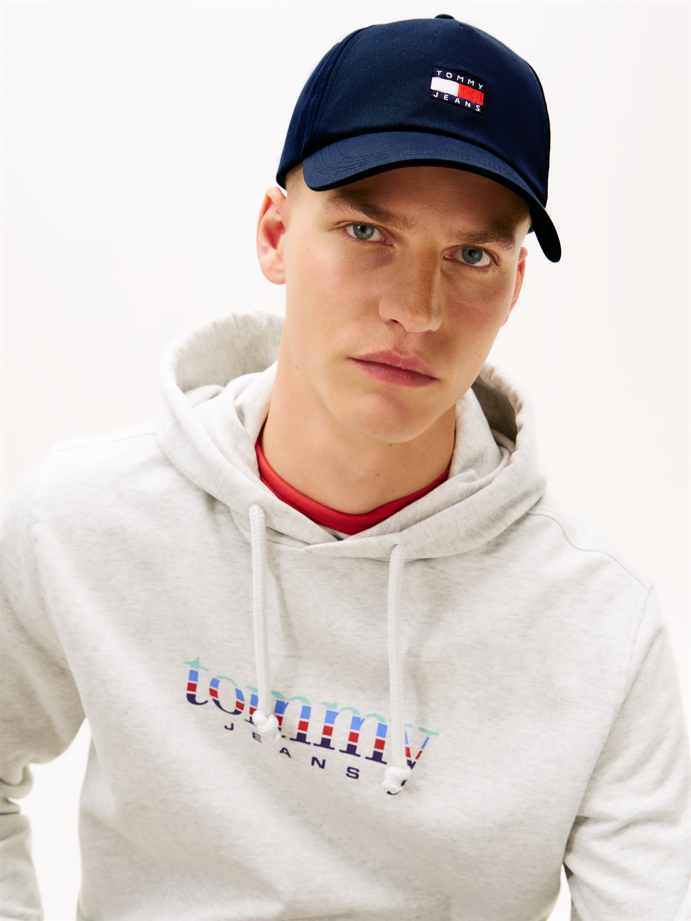 Tommy Jeans Casquette de baseball »TJM HERITAGE CORE CAP« fermeture clip unisexe, grande broderie logo,