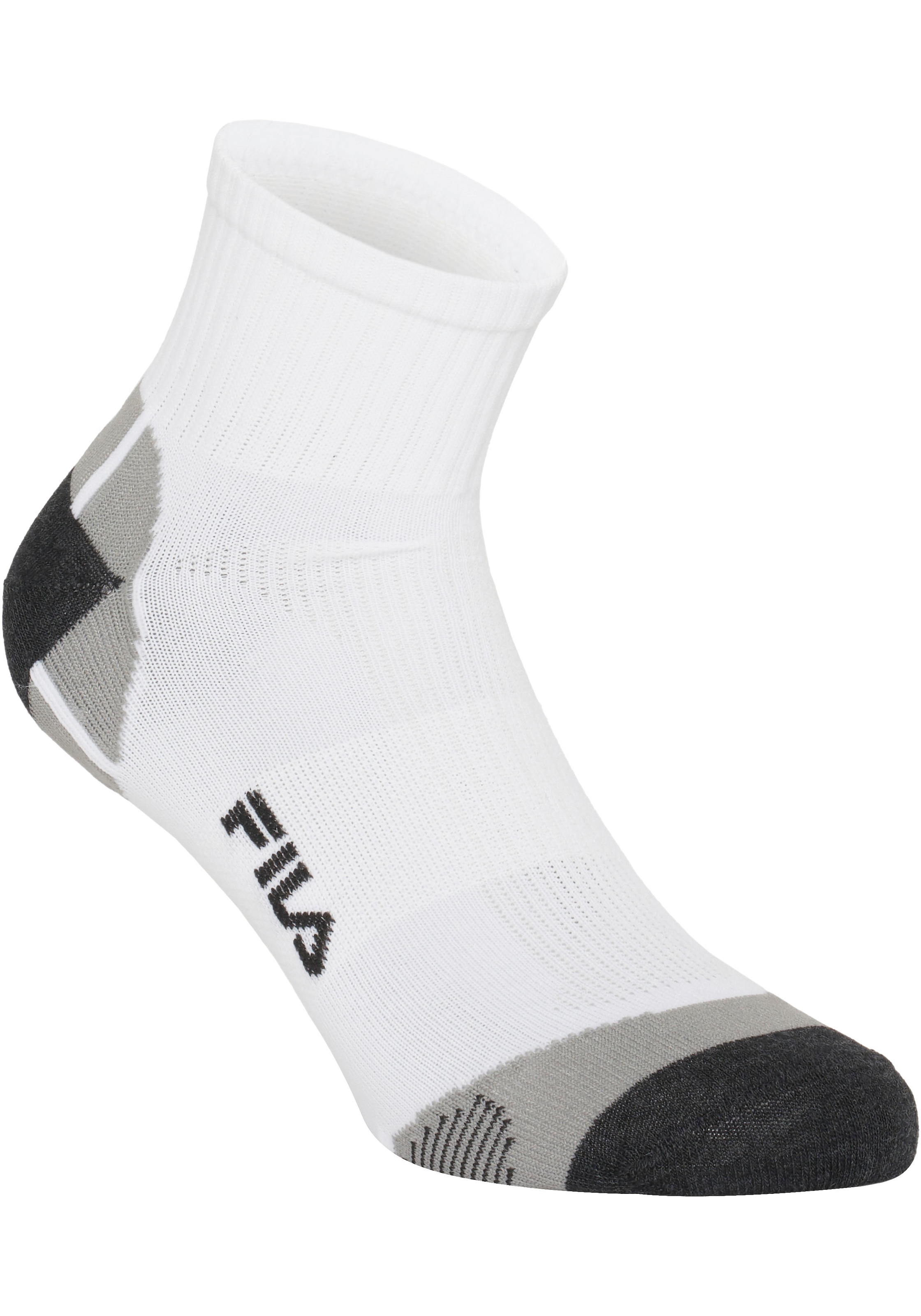 Fila Kurzsocken, (3er Pack), mit verstärkter Ferse