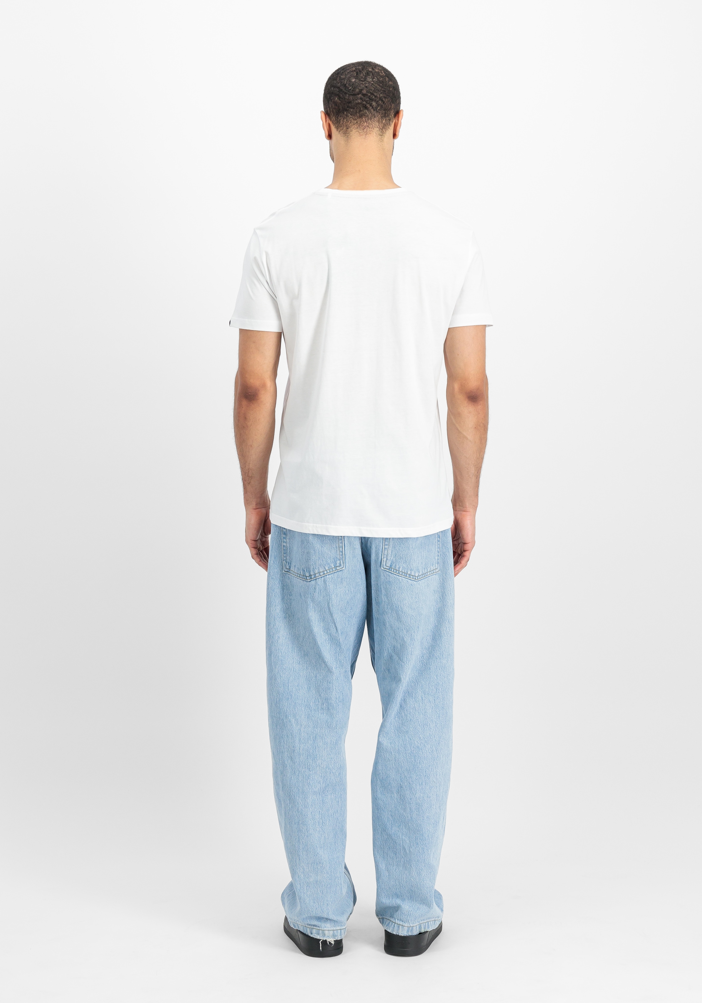 Alpha Industries Rundhalsshirt »Label T 2 Pack«, (Packung, 2 tlg., 2er-Pack)