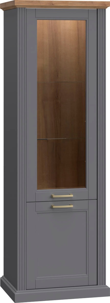 Image of GOODproduct Vitrine "Tara" (H/B/T): 200/66/48cm, lackiert mit wasserbasiertem UV-Lack, Soft-Close-Funktion