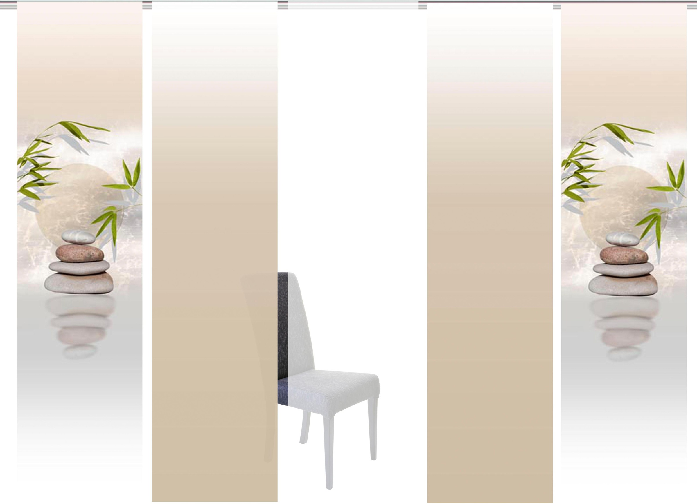 Image of HOME WOHNIDEEN Schiebegardine »BENESSA«, (5 St.), HxB: 245x60, 5er Set bei Ackermann Versand Schweiz