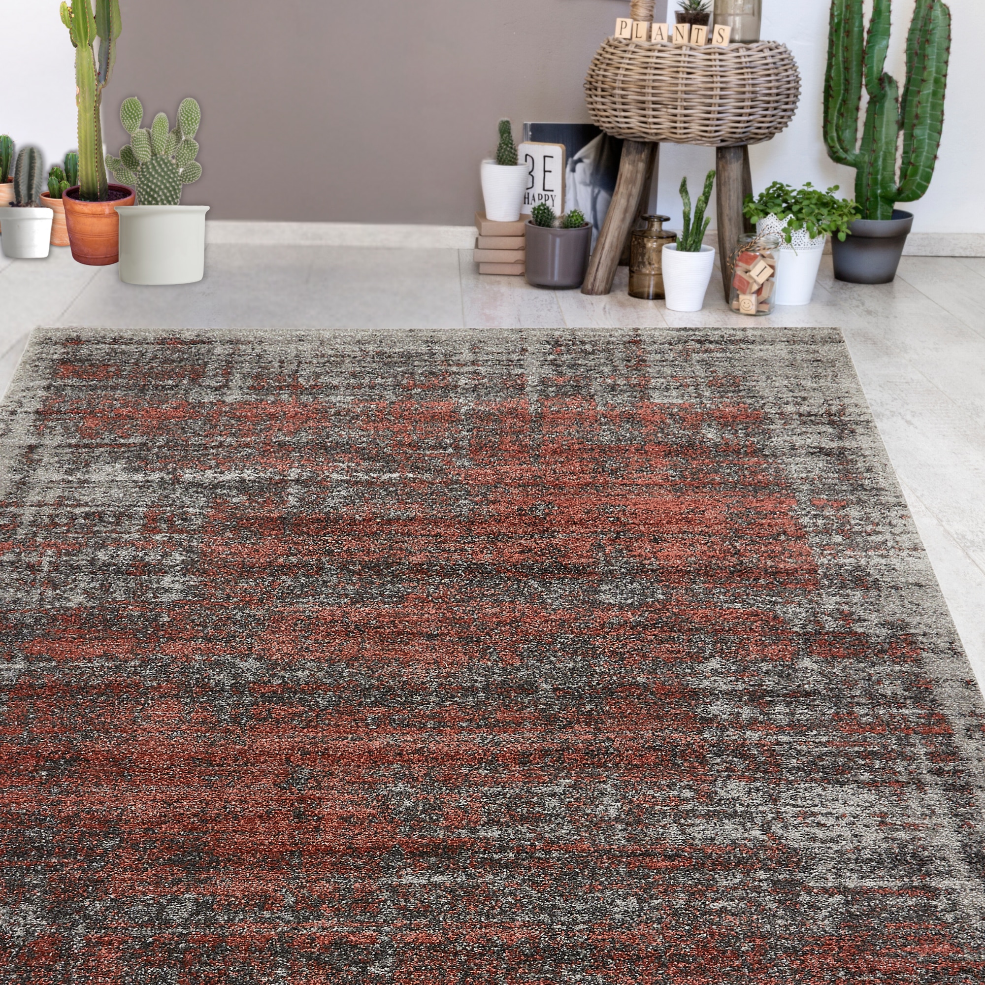 Image of Andiamo Teppich "Campos" rechteckig 10 mm Höhe Kurzflor, modernes Design, Wohnzimmer