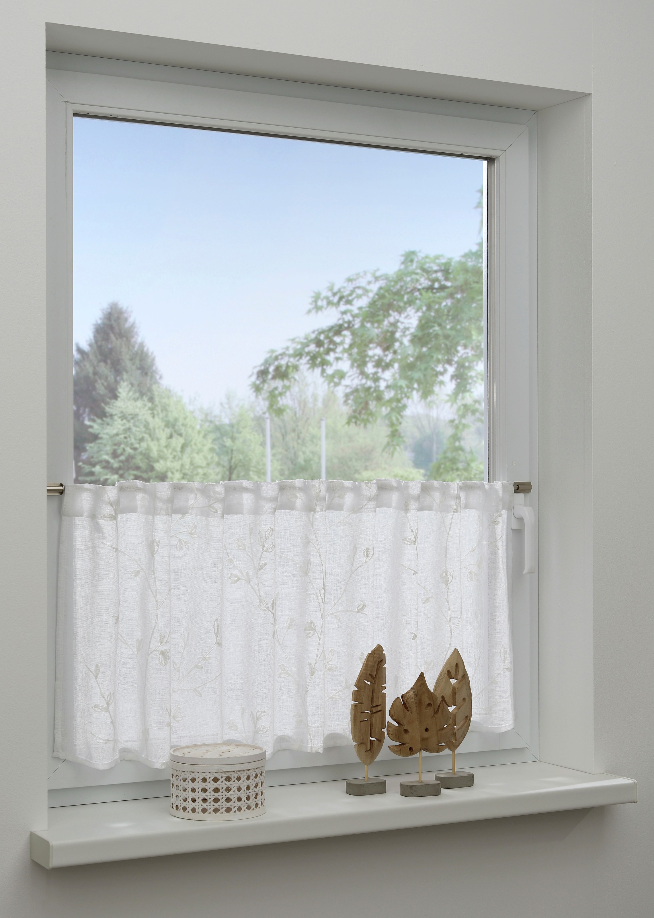 Image of GARDINIA Scheibengardine »Stickerei«, (1 St.), HxB: 45x140 bei Ackermann Versand Schweiz