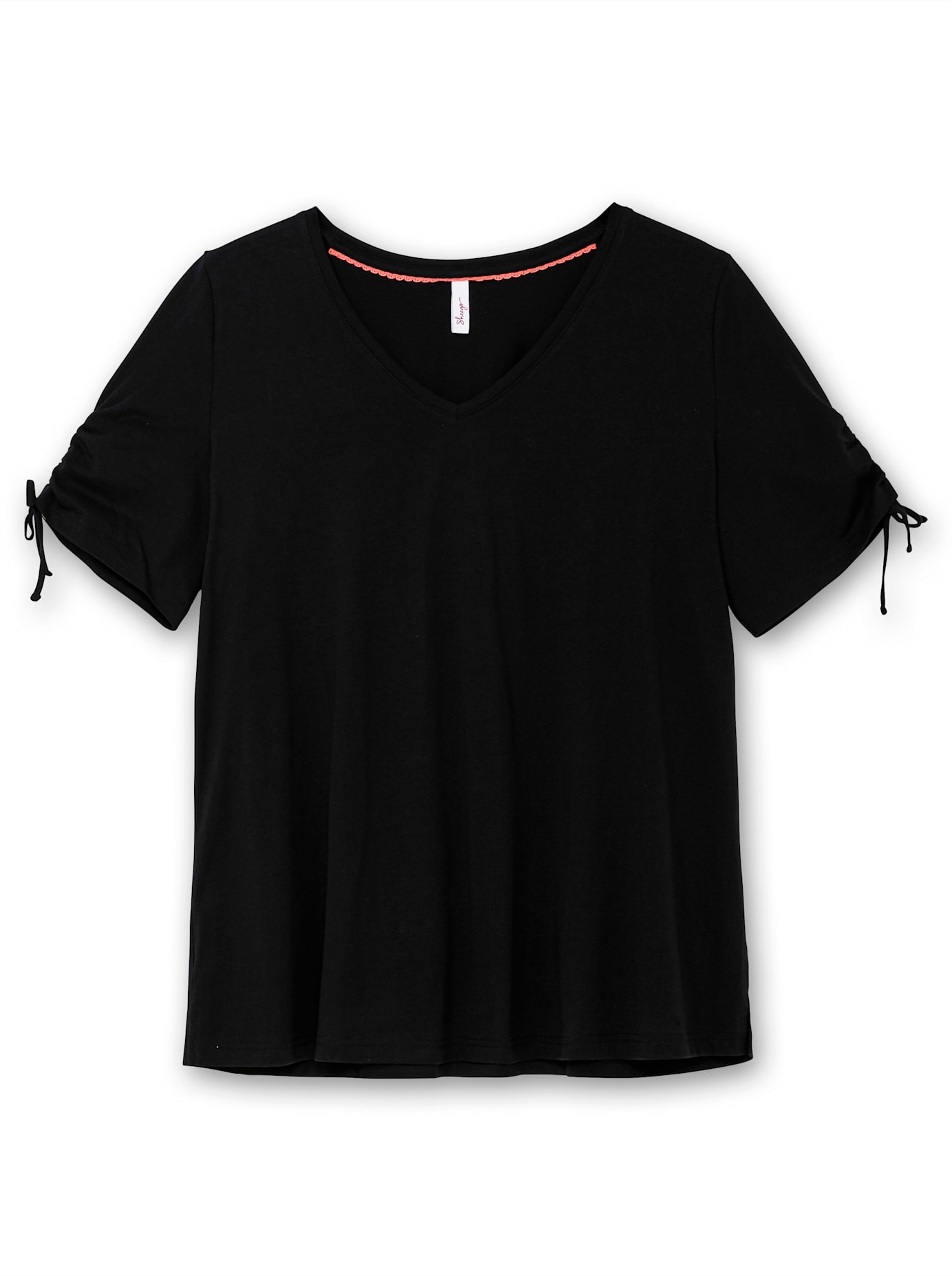 Sheego Kurzarmshirt »T-Shirt«, (1 tlg.)