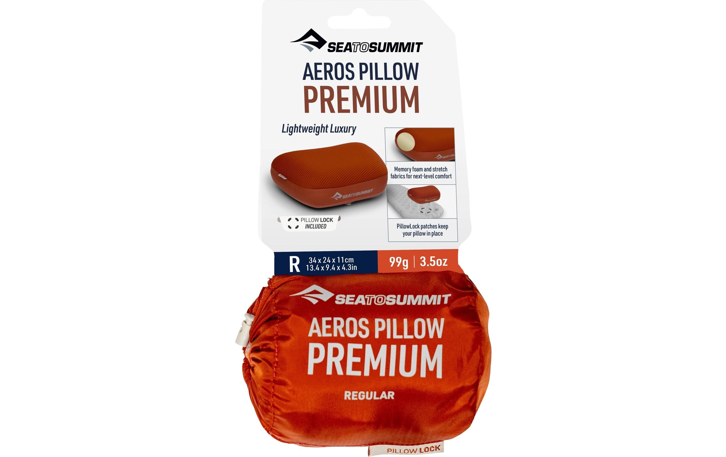 sea to summit Reisekissen »Premium Pillow Regular«