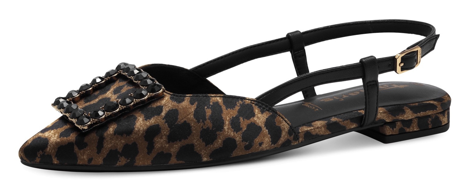Image of Tamaris Slingpumps, Blockabsatz, Sommerschuh mit schickem Schmuckelement
