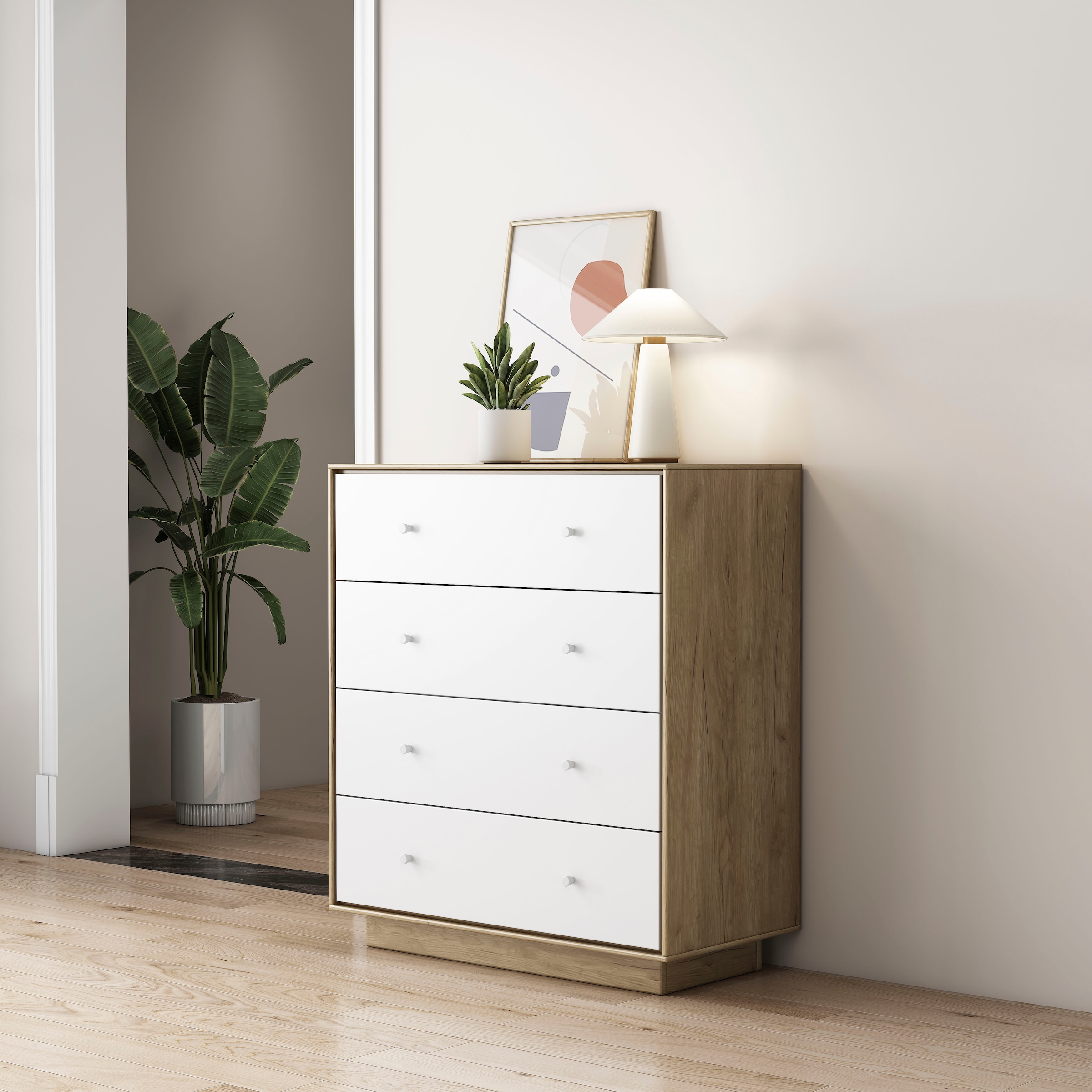 GOODproduct Kommode »Blaire« kratzfeste Melaminoberfläche, ABS-Kanten und FSC-zertifiziertem Holz