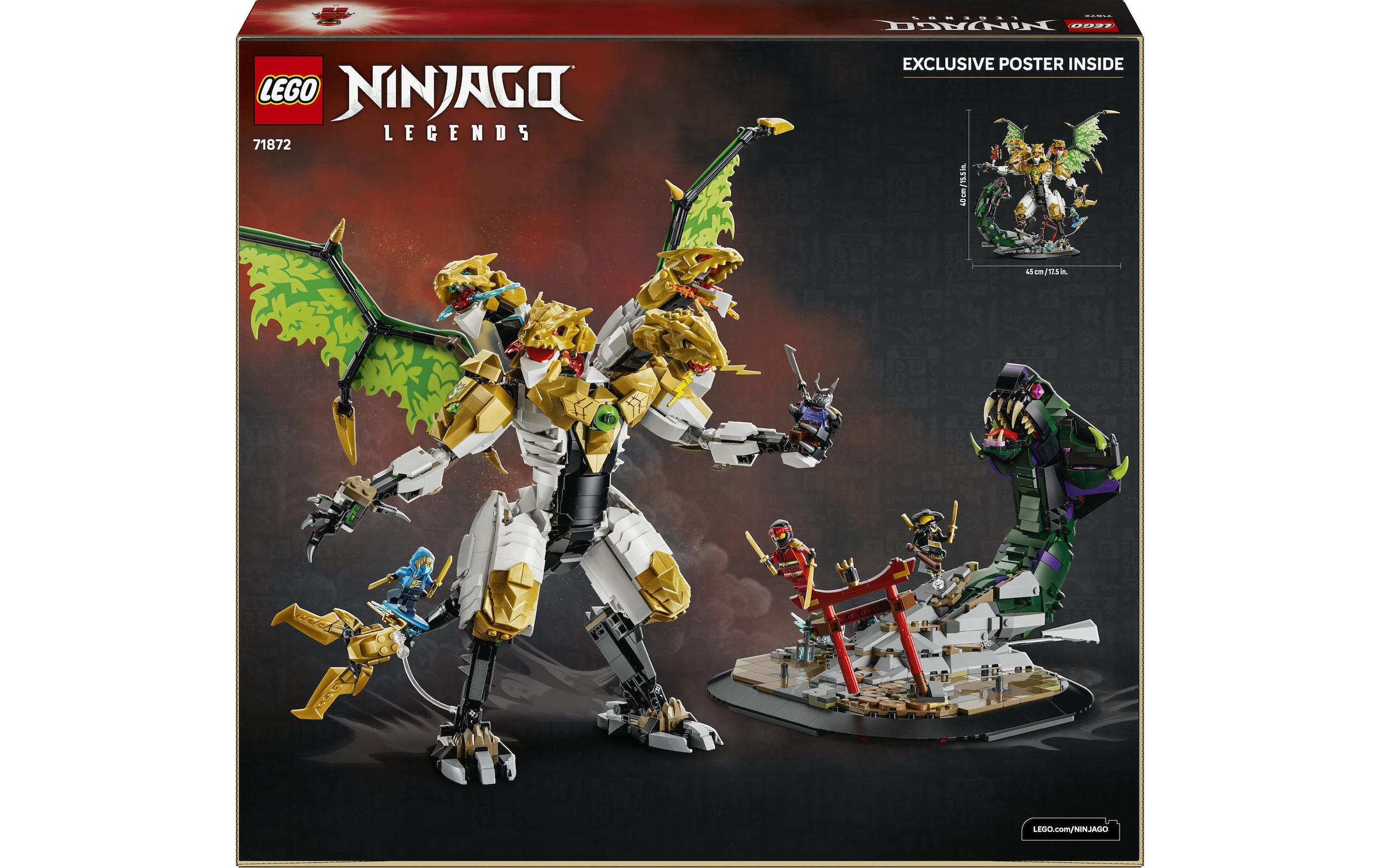 LEGO® Pions de construction »Duell mit dem Ultradrachen (71872), LEGO Ninjago« fabriqué en Europe