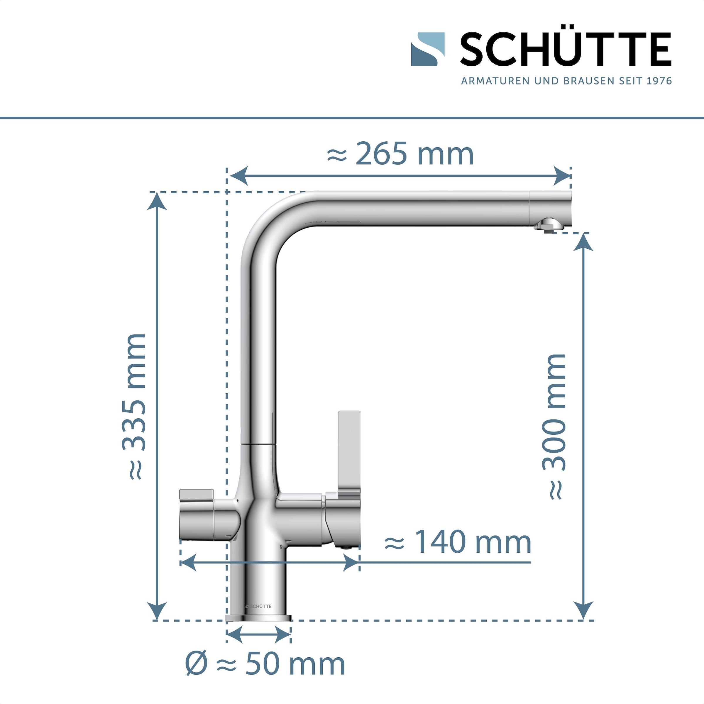 Schütte Robinet d'évier »AQUASTAR PRO« avec système de filtration pour eau potable, fonction Cold-Start pratique