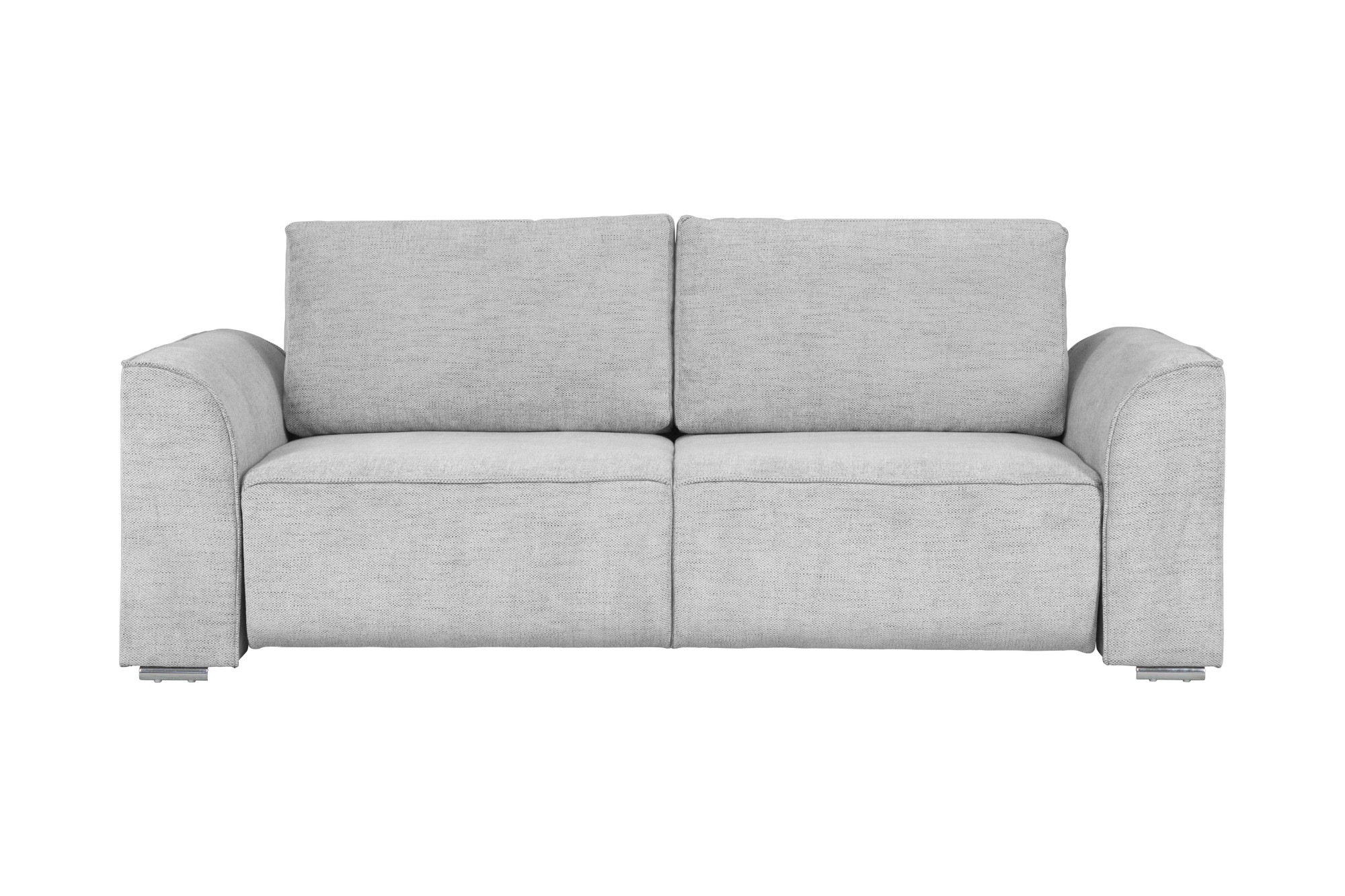 INOSIGN 2-Sitzer »BEATRICE, erhältlich in trendigen Stoffoptionen, B/T/H: 143/73/92 cm«, In hochwertiger Verarbeitung, incl. 2 grossen Zierkissen in Korpusfarbe