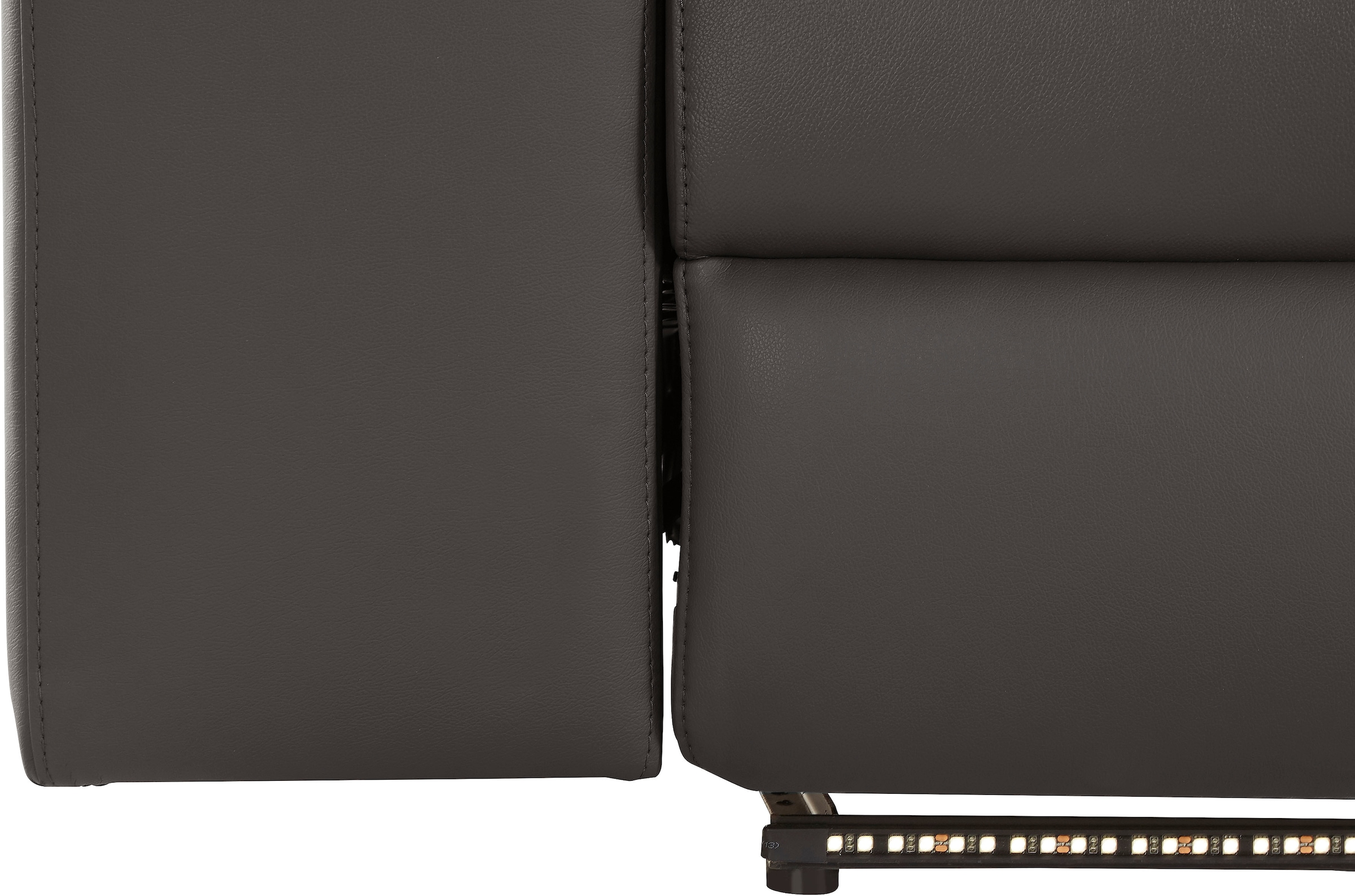 Home affaire 3-places »Kilado« mit  2x  Relaxfunktion, verstellbarer Armlehne, Kopfteilverstellung