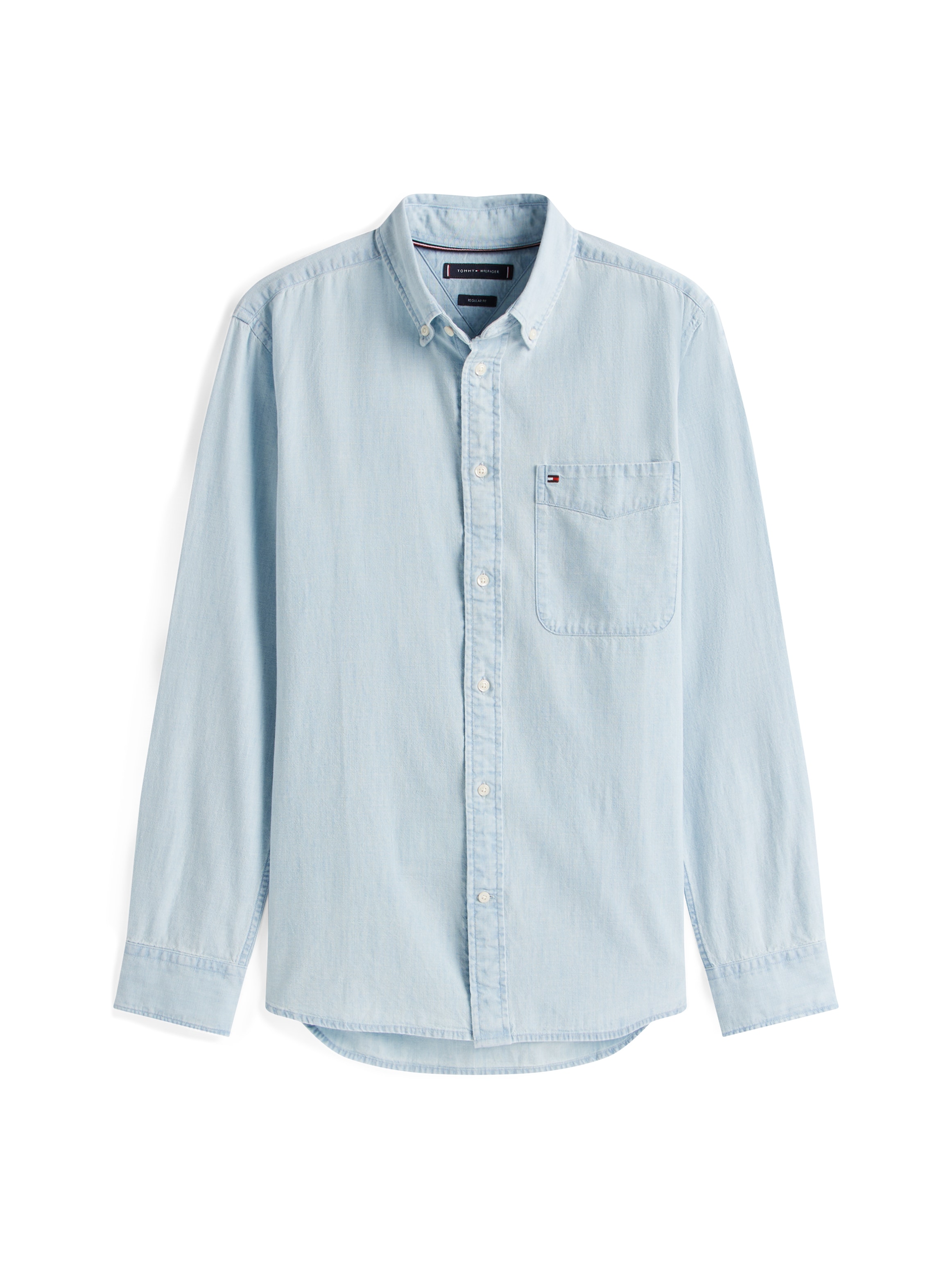 Tommy Hilfiger Langarmhemd »CHAMBRAY POCKET RF SHIRT«
