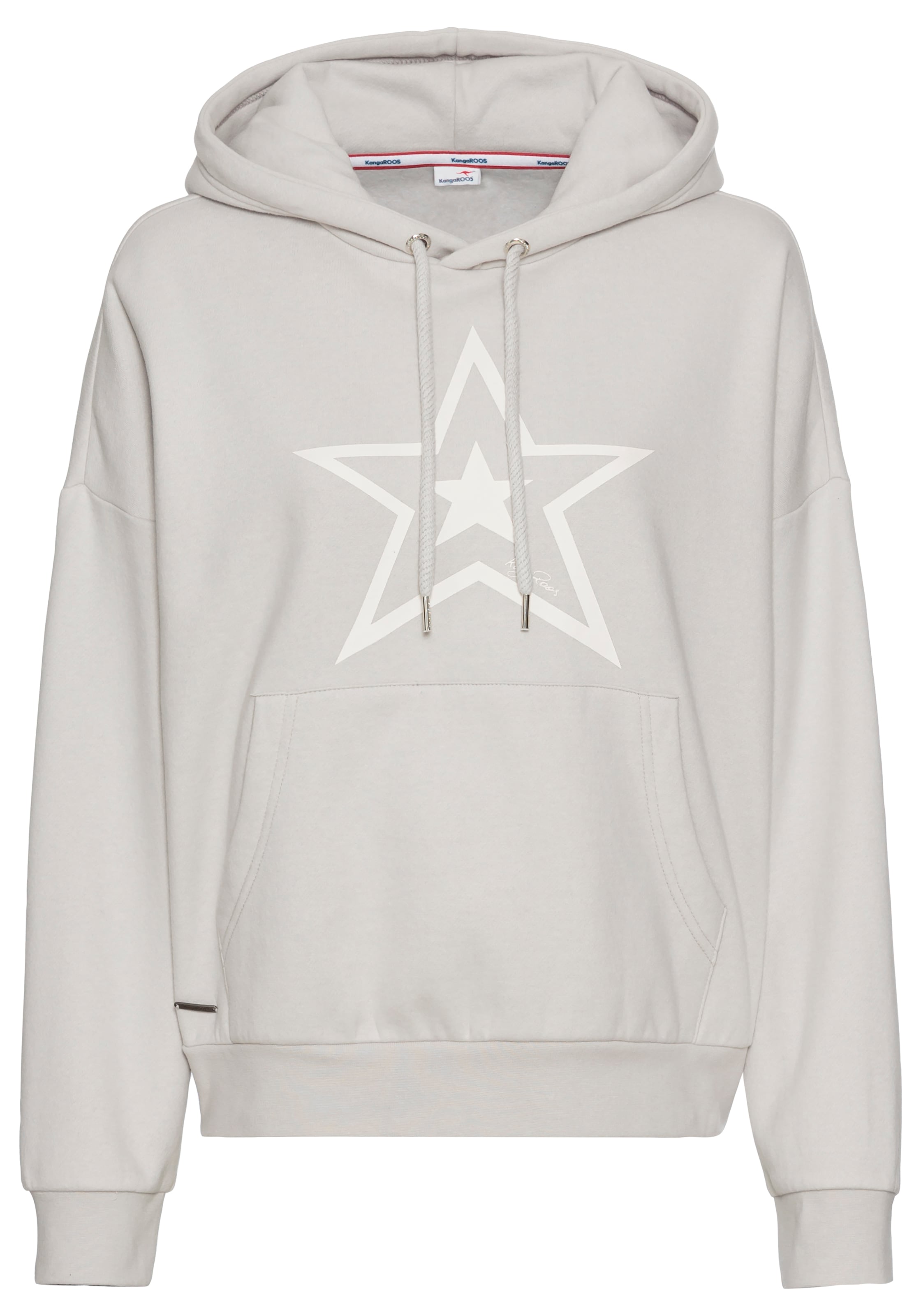 KangaROOS Kapuzensweatshirt, mit Stern-Print