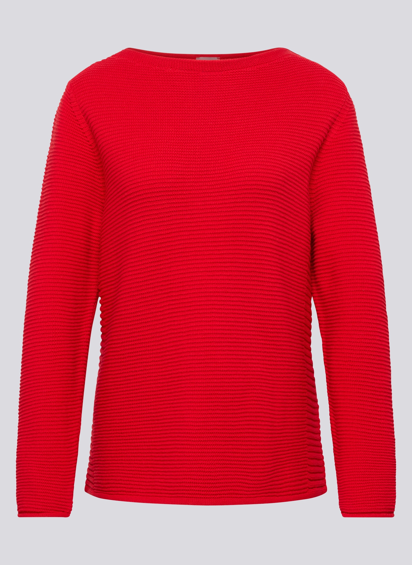 Rabe Strickpullover in Streifen-Ripp-Optik