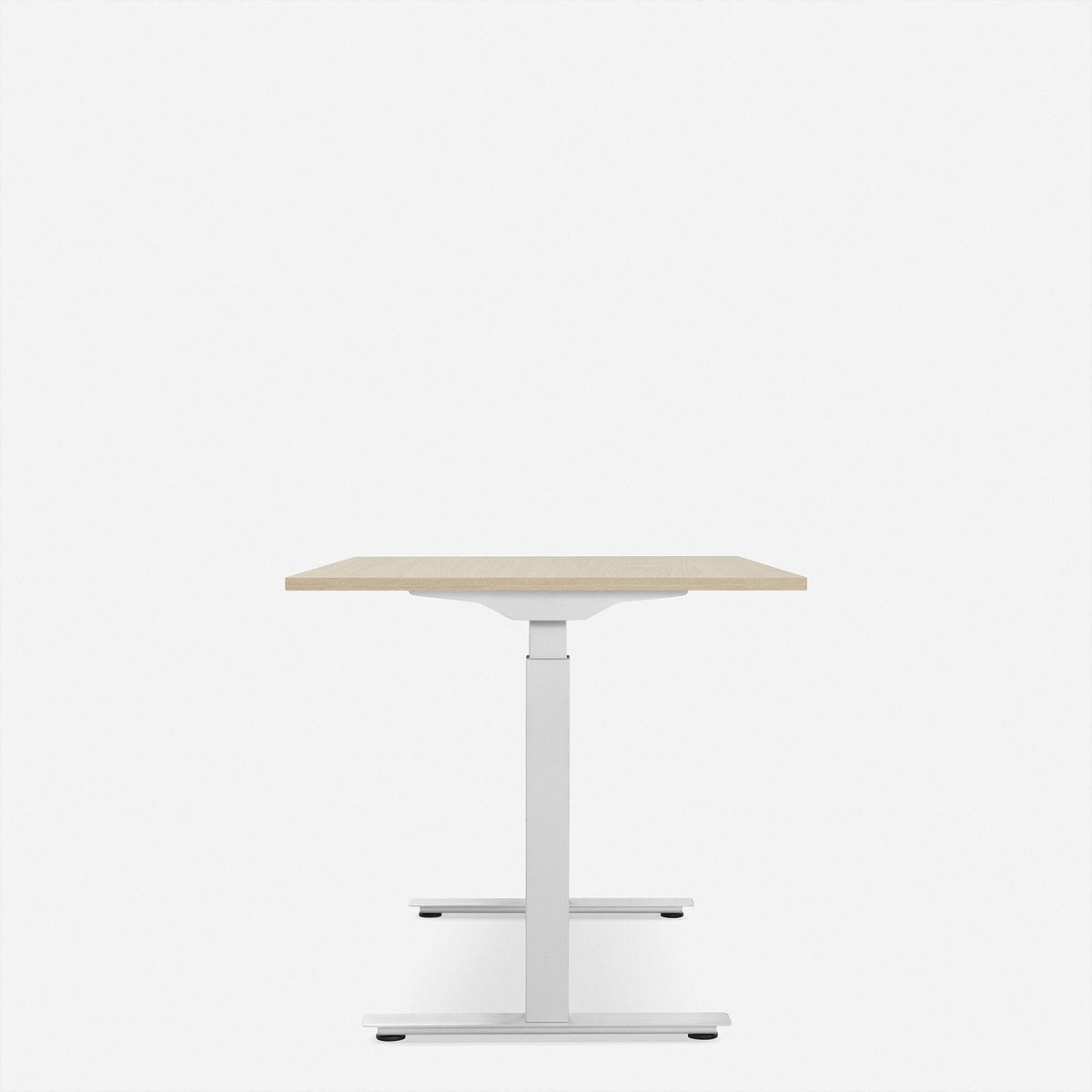   »WRK21 Schreibtisch Smart 180 x 80 cm, Höhenverstellbar, Mandal Ahorn / Weiss« ()